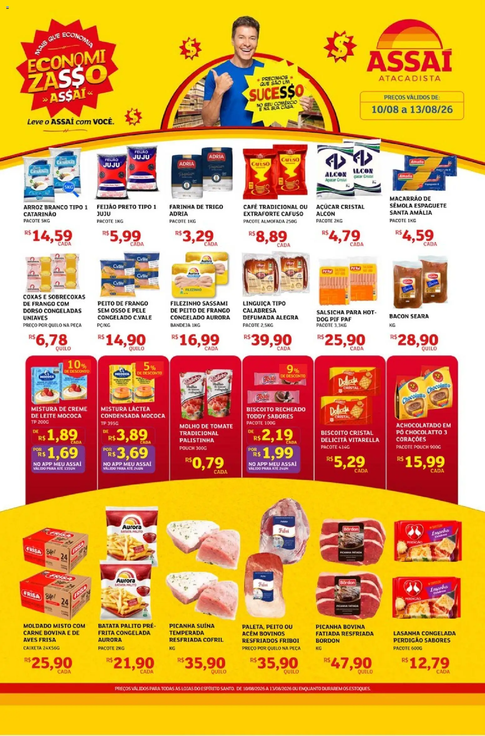 Pré-Visualização do folheto "Assaí Atacadista ofertas - ES" da loja Assaí Atacadista válido a partir de 10/08/2026
