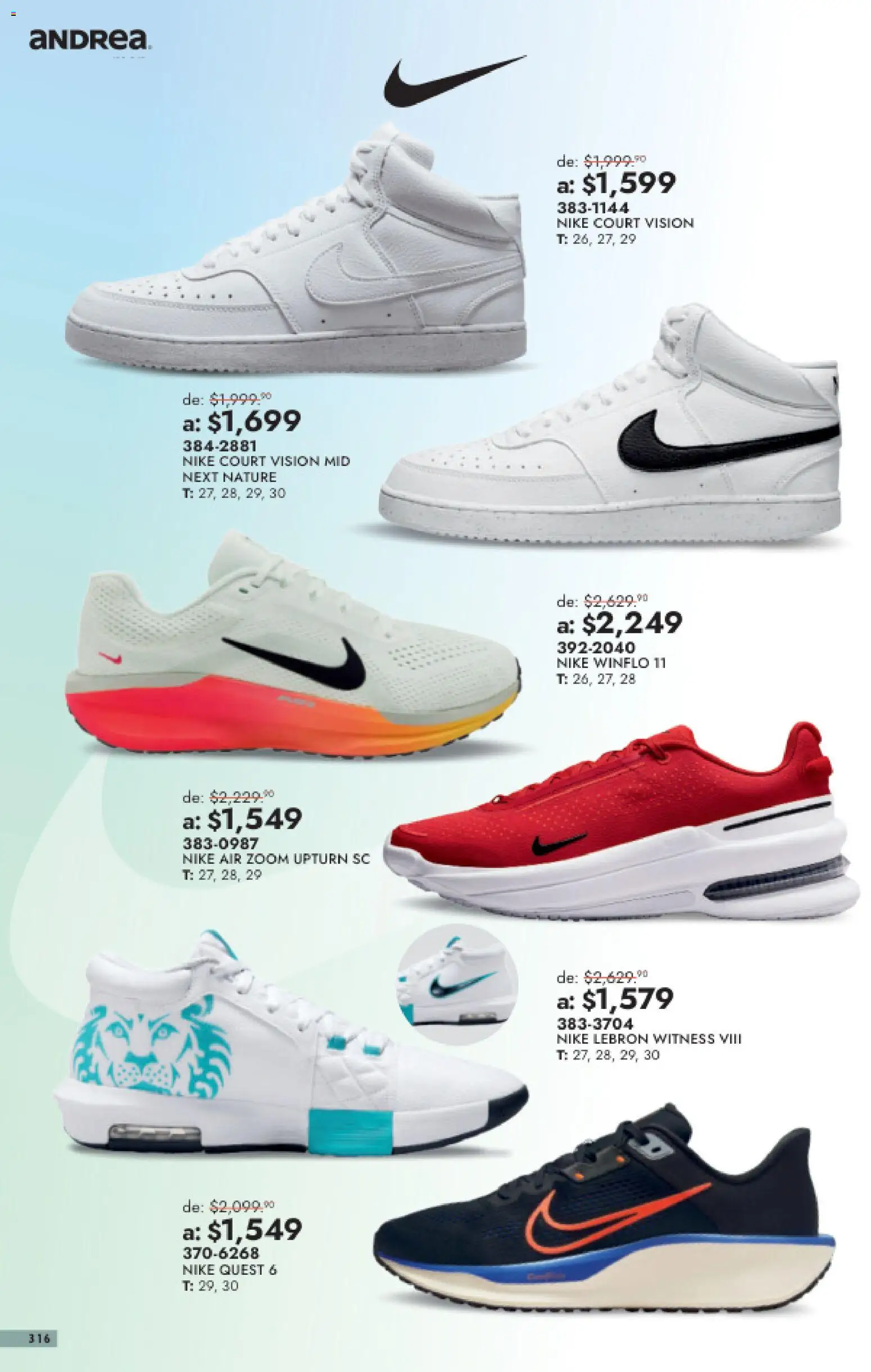 Vista previa las ofertas de la tienda Andrea - Andrea catálogo Outlet desde el 26/07/2026 