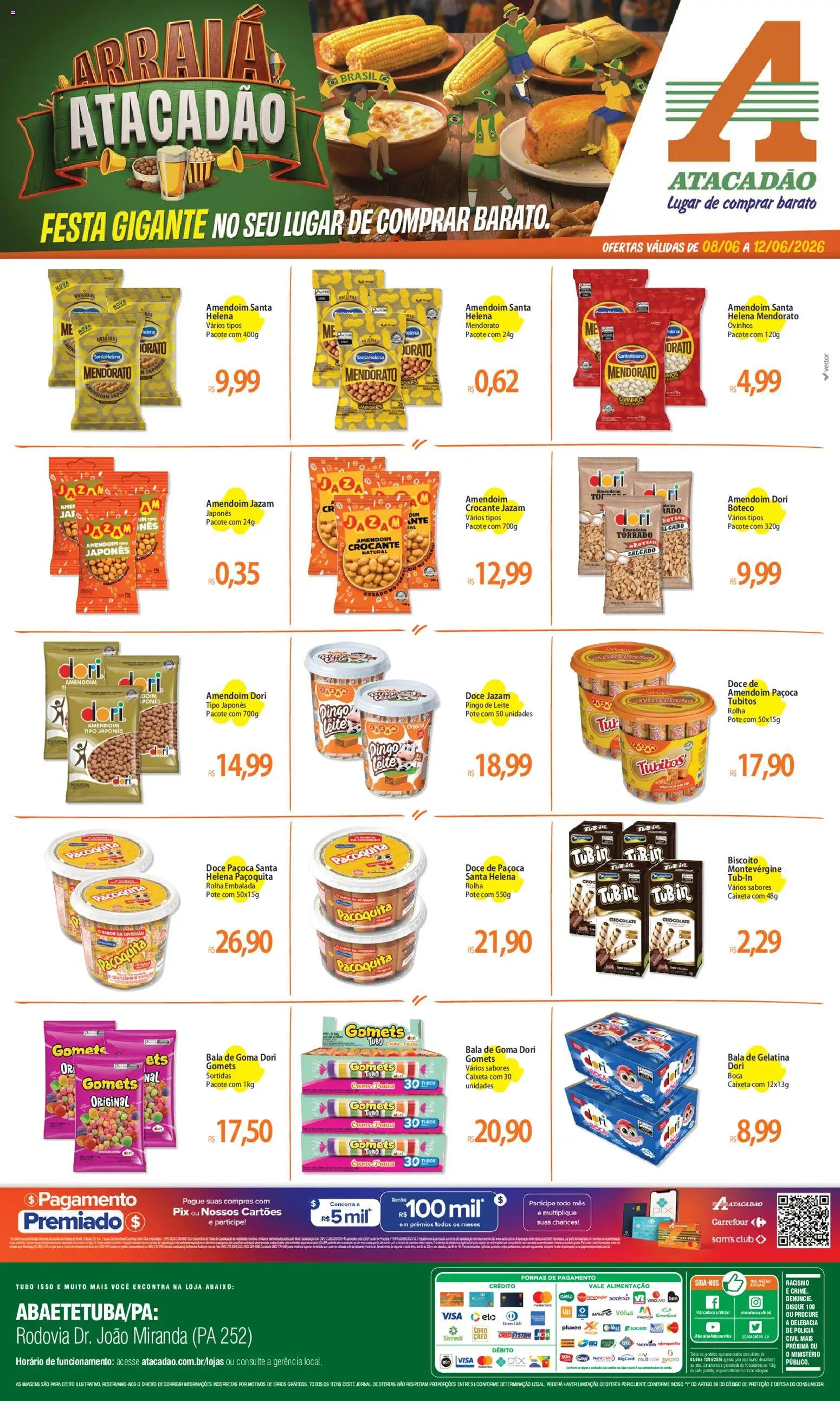 Pré-Visualização do folheto "Atacadão ofertas - PA" da loja Atacadão válido a partir de 08/06/2026