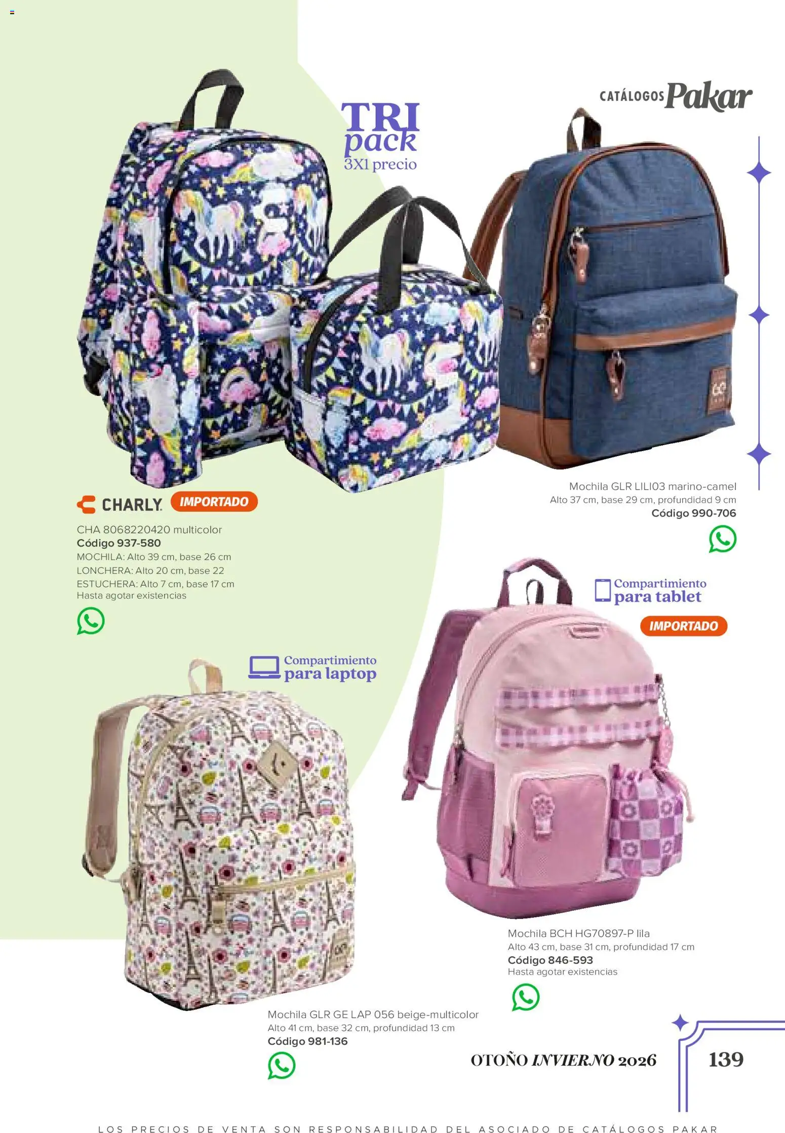 Vista previa las ofertas de la tienda SC Pakar - SC Pakar catálogo Ropa desde el 31/07/2026 