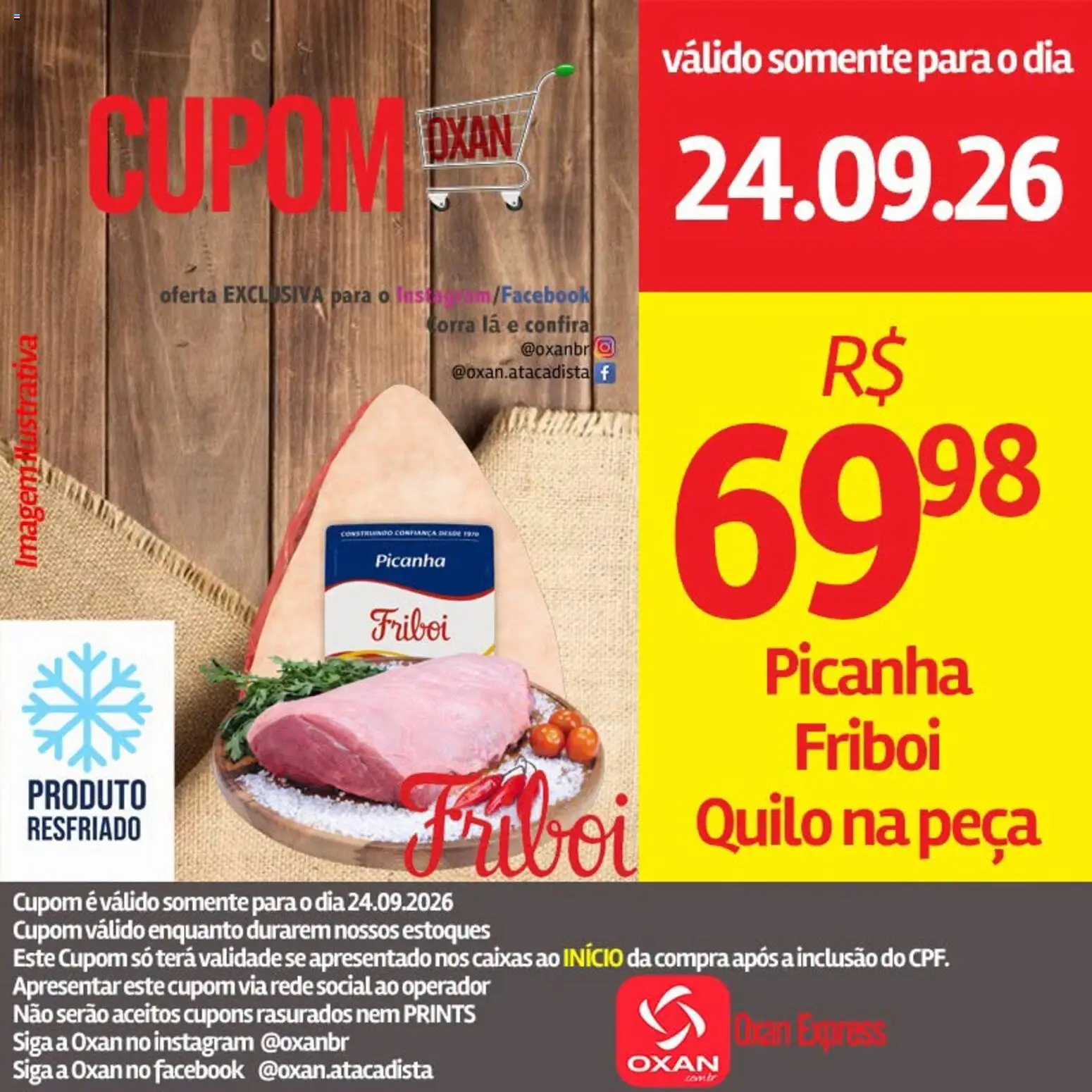 Pré-Visualização do folheto "Oxan Atacadista - Ofertas da semana" da loja Oxan Atacadista válido a partir de 24/09/2026