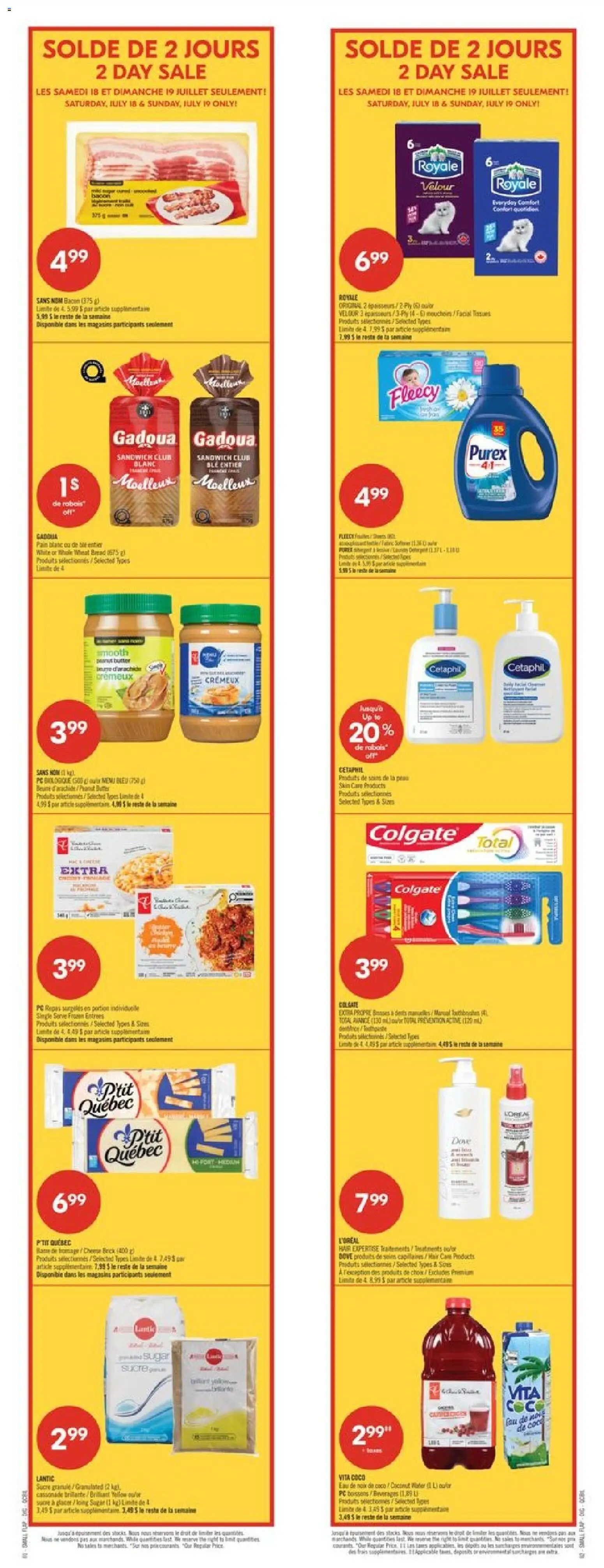 Preview of leaflet Pharmaprix weekly flyer / circulaire from shop Pharmaprix is valid from Jul 17, 2026