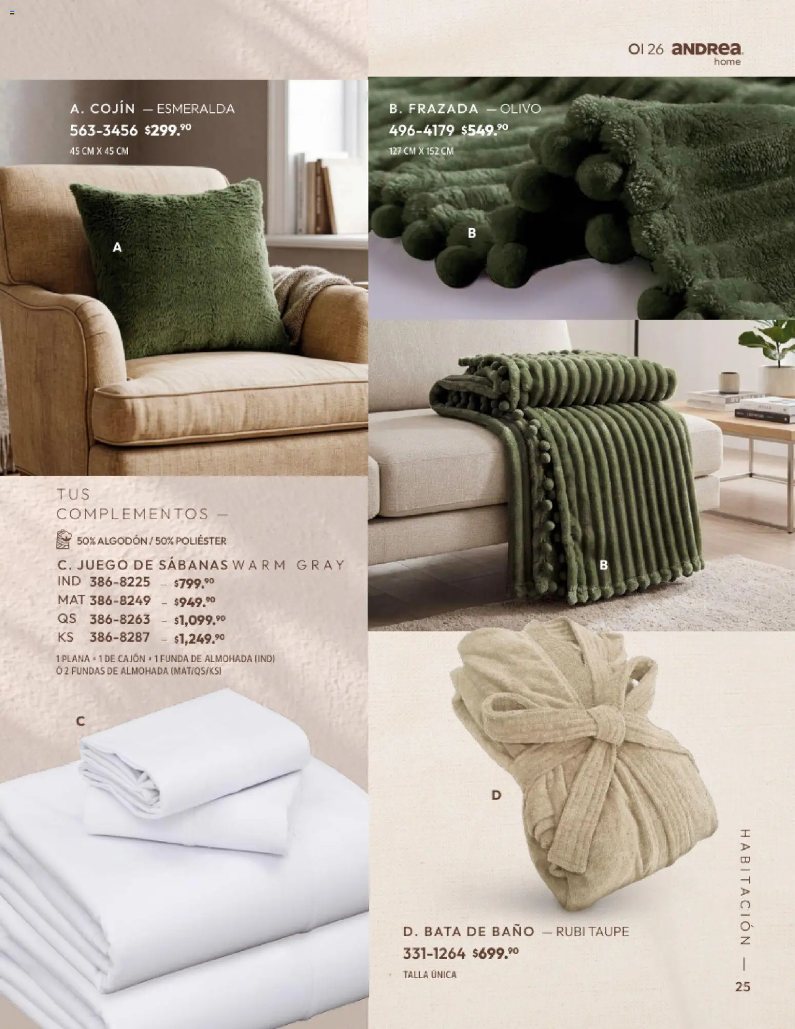 Vista previa las ofertas de la tienda Andrea - Andrea catálogo Home desde el 01/09/2026 