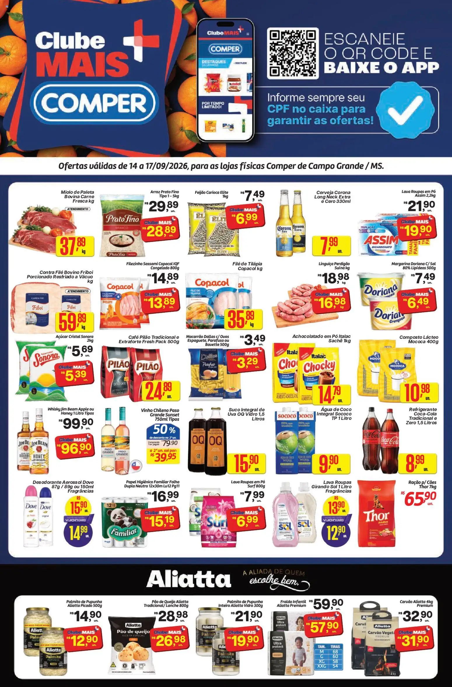 Pré-Visualização do folheto "Comper - Ofertas da semana" da loja Comper válido a partir de 14/09/2026