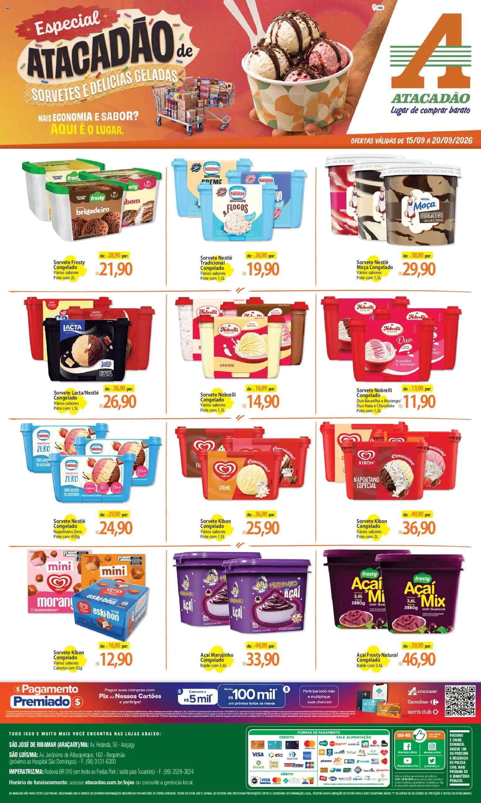Pré-Visualização do folheto "Atacadão ofertas - MA" da loja Atacadão válido a partir de 15/09/2026