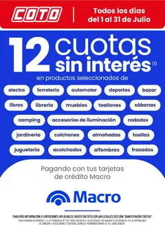 Vista previa del folleto de la tienda Coto válido desde el 01/07/2026 