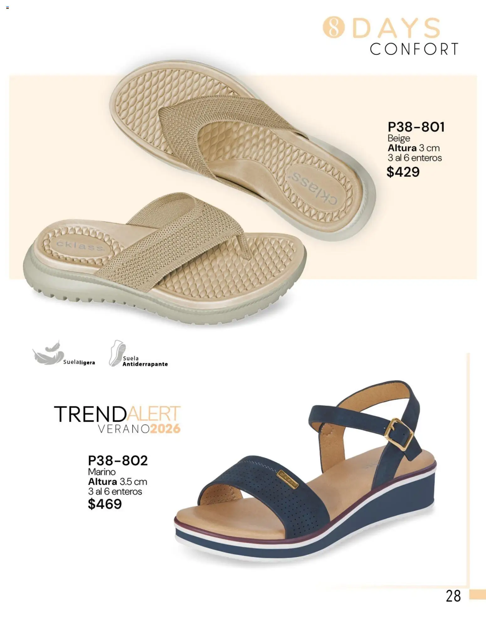 Vista previa las ofertas de la tienda Cklass - Cklass catálogo Novedades de verano calzado desde el 01/05/2026 