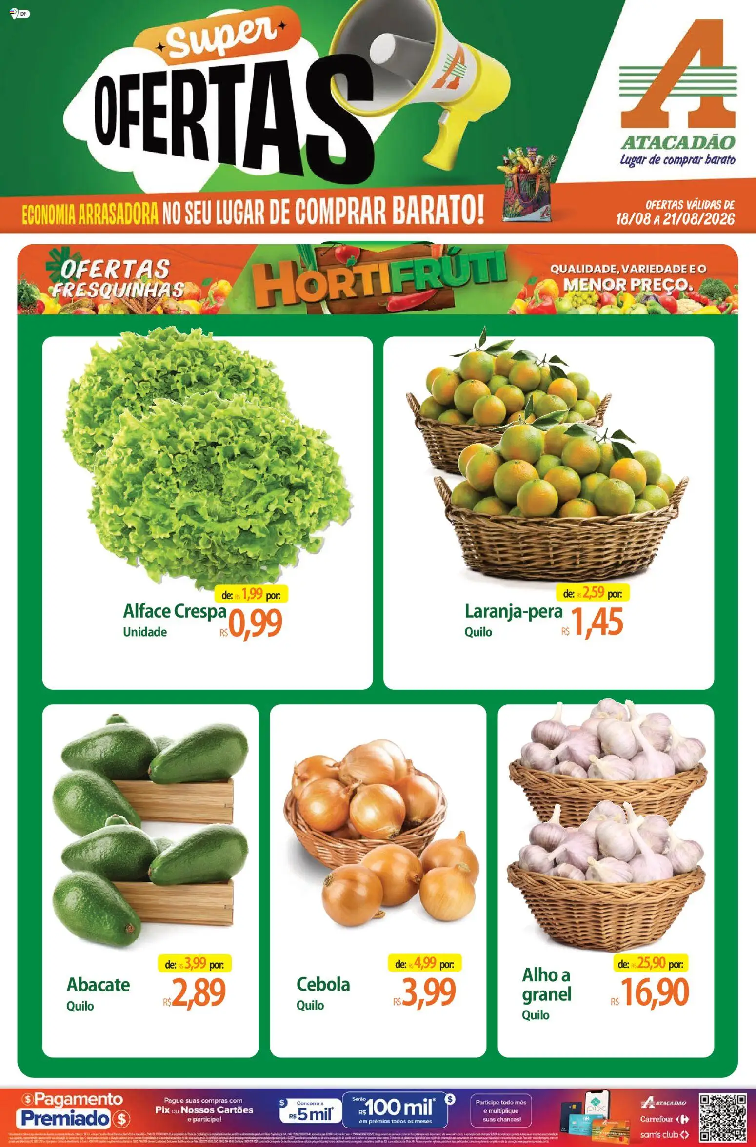 Pré-Visualização do folheto "Atacadão ofertas - DF" da loja Atacadão válido a partir de 18/08/2026
