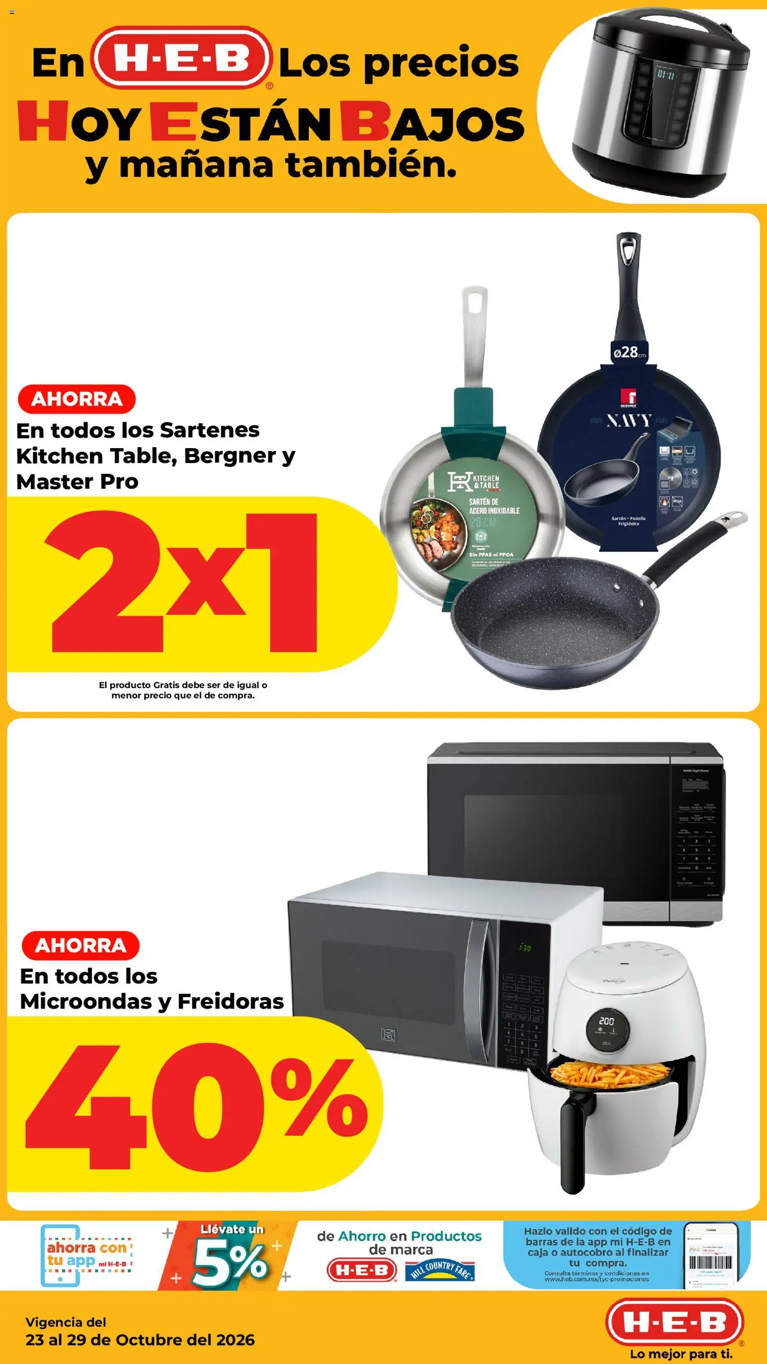 Vista previa las ofertas de la tienda H-E-B - H-E-B folleto desde el 23/10/2026 