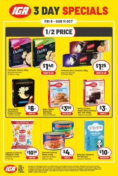 Preview of catalogue IGA Specials 3 Day WA from shop IGA valid 09/10/2026