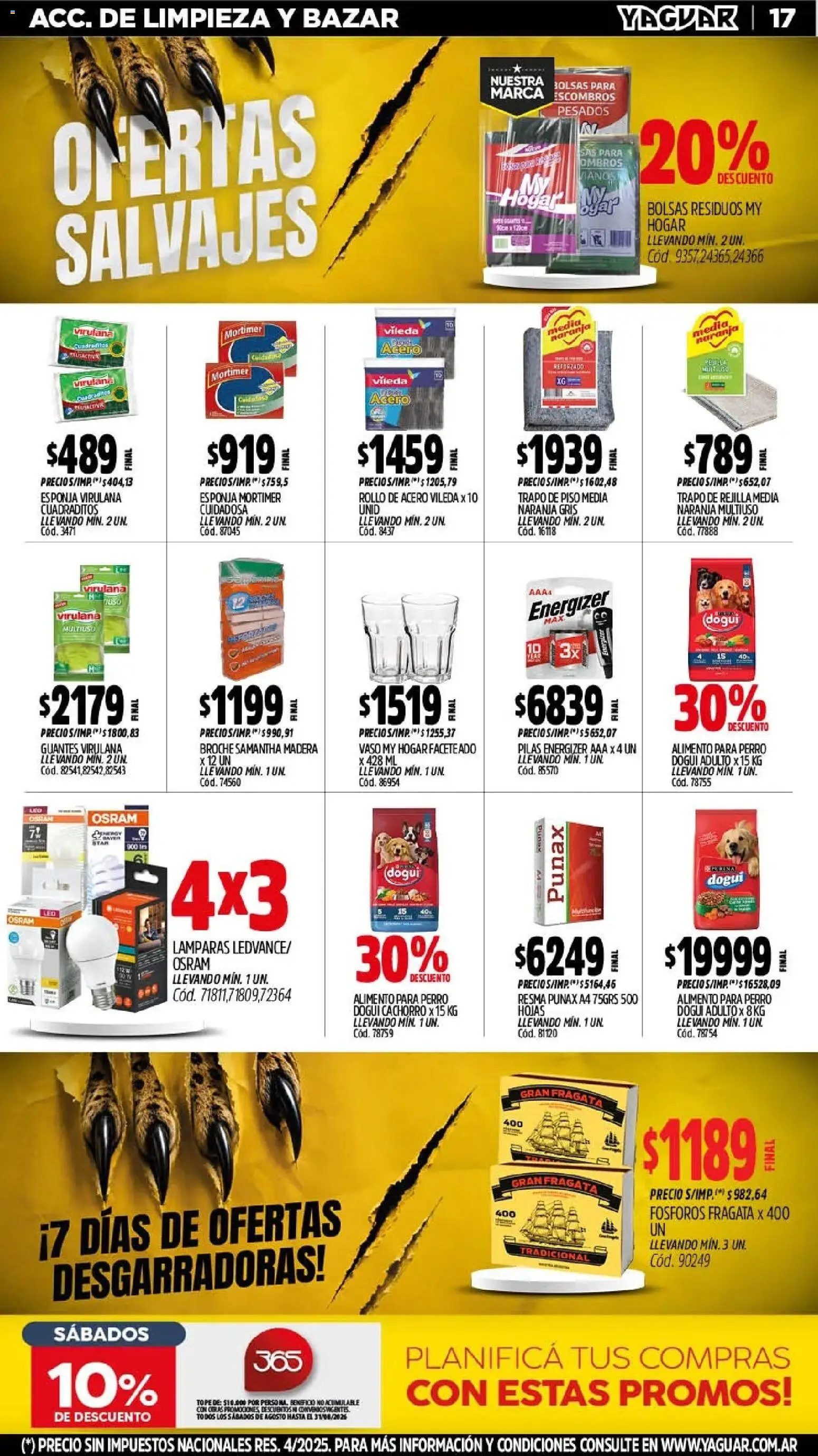 Vista previa del folleto de la tienda Yaguar válido desde el 03/08/2026 
