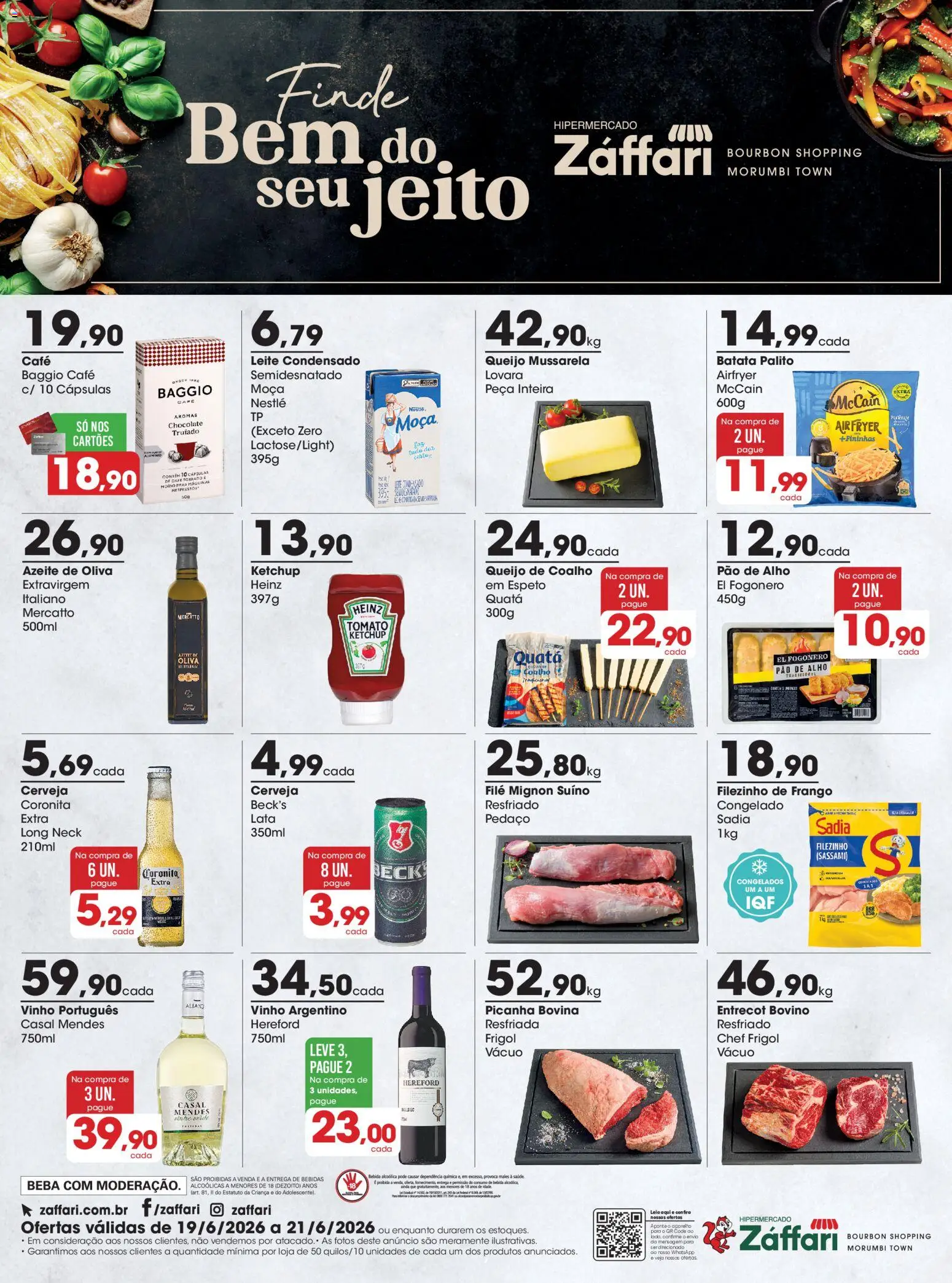 Pré-Visualização do folheto "Zaffari ofertas Final de Semana - SP" da loja Zaffari válido a partir de 19/06/2026
