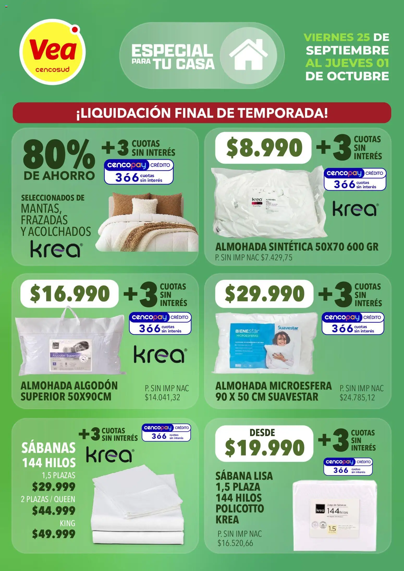 Vista previa del folleto de la tienda Vea válido desde el 25/09/2026 