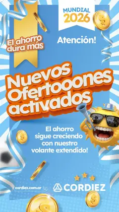 Vista previa del folleto de la tienda Cordiez válido desde el 14/05/2026 