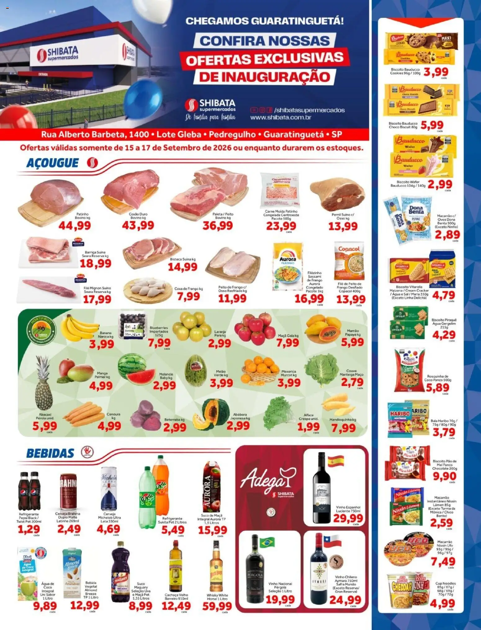 Pré-Visualização do folheto "Shibata ofertas Guará" da loja Shibata válido a partir de 15/09/2026