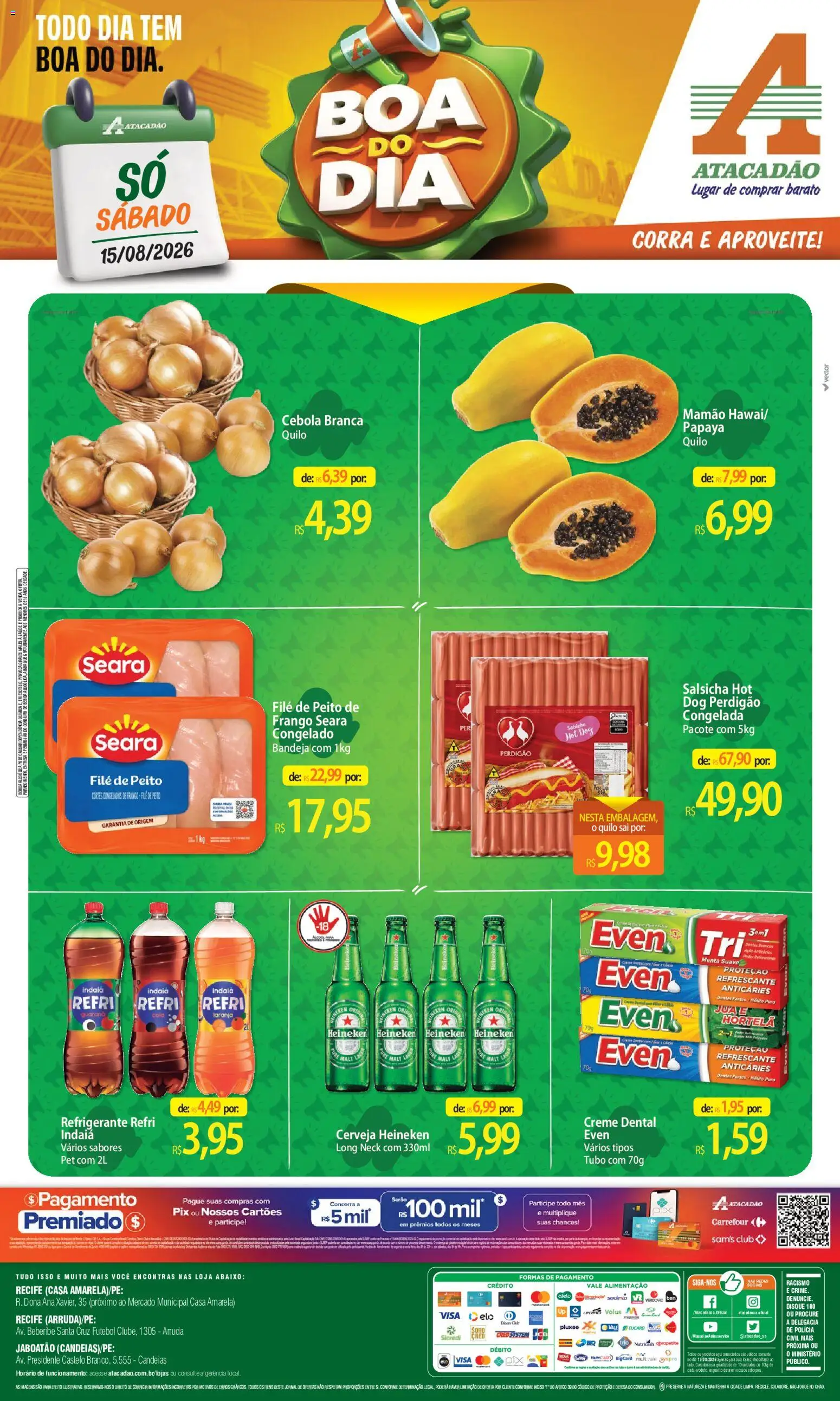 Pré-Visualização do folheto "Atacadão ofertas - PE" da loja Atacadão válido a partir de 15/08/2026