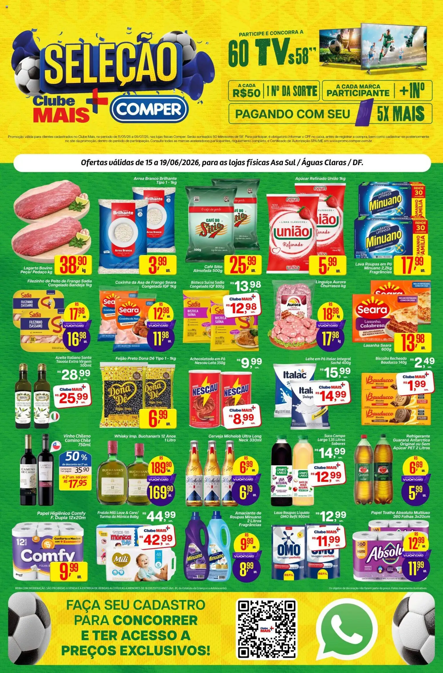 Pré-Visualização do folheto "Comper - Ofertas da semana" da loja Comper válido a partir de 15/06/2026