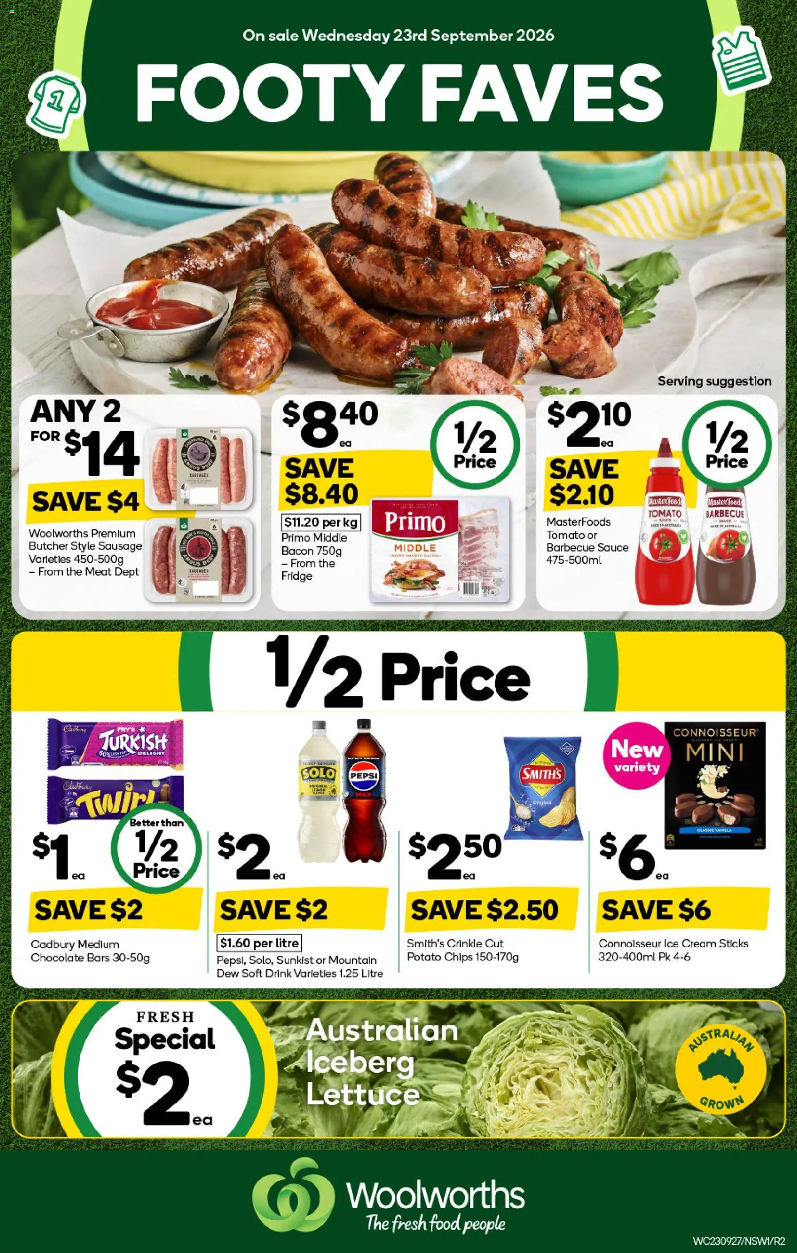 Preview of catalogue Woolworths catalogue NSW from shop Woolworths valid 23/09/2026