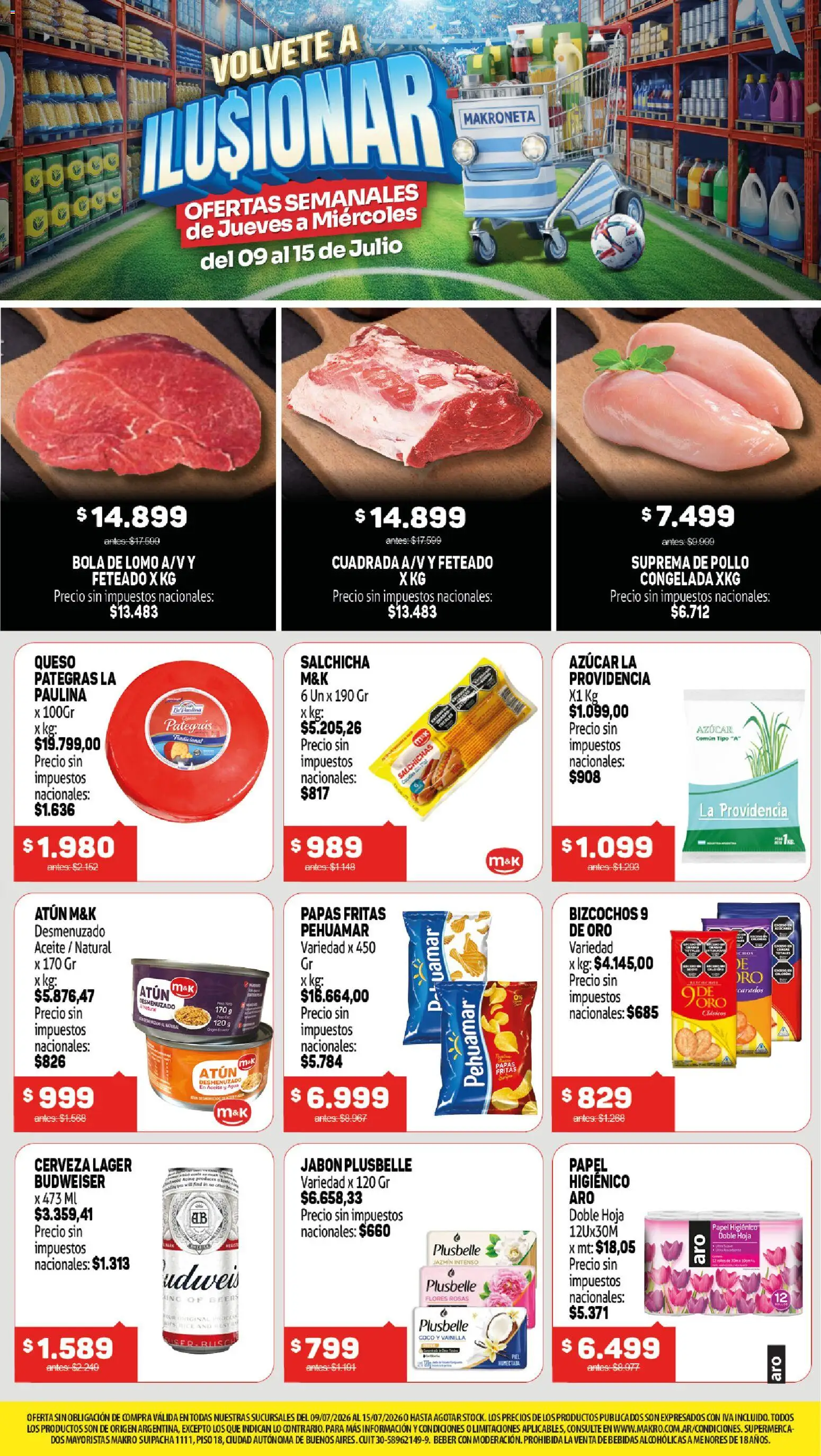 Vista previa del folleto de la tienda Makro válido desde el 09/07/2026 