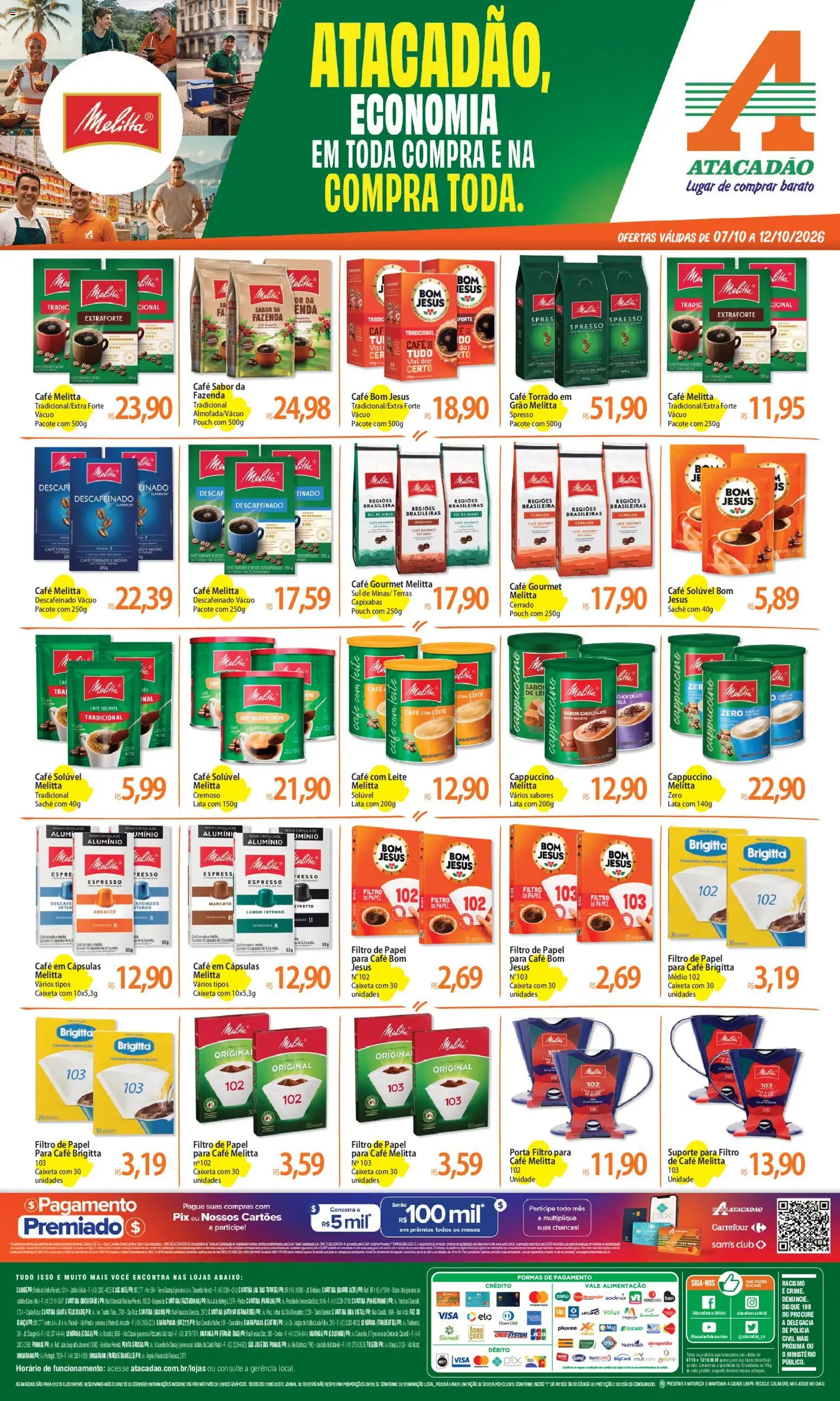 Pré-Visualização do folheto "Atacadão ofertas - PR" da loja Atacadão válido a partir de 07/10/2026