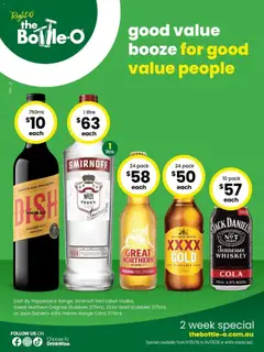 Preview of catalogue Good Value Booze, For Good Value People 11/05 from shop The Bottle-O valid 10/05/2026