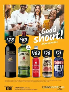 Preview of catalogue Good Shout! 10/08 from shop Cellarbrations valid 10/08/2026