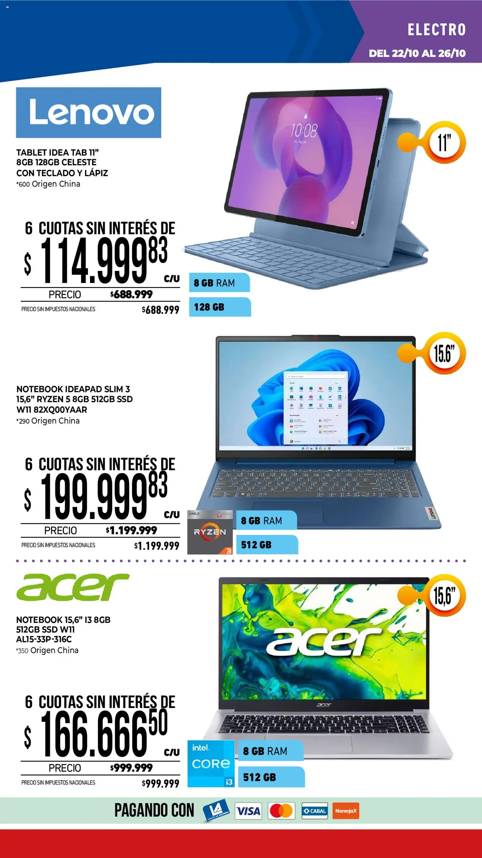 Vista previa del folleto de la tienda La Anonima válido desde el 22/10/2026 