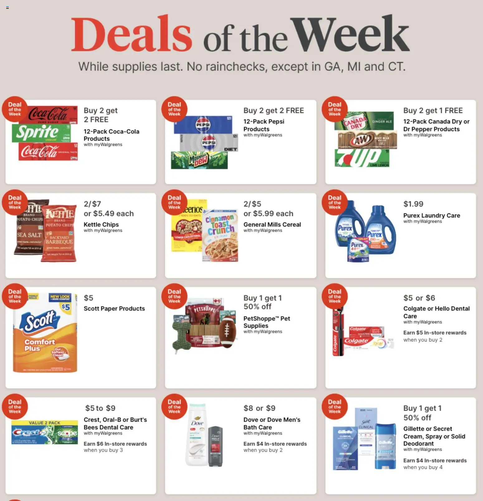 Ad Preview of Walgreens Walgreens Weekly Ad from 10/18/2026