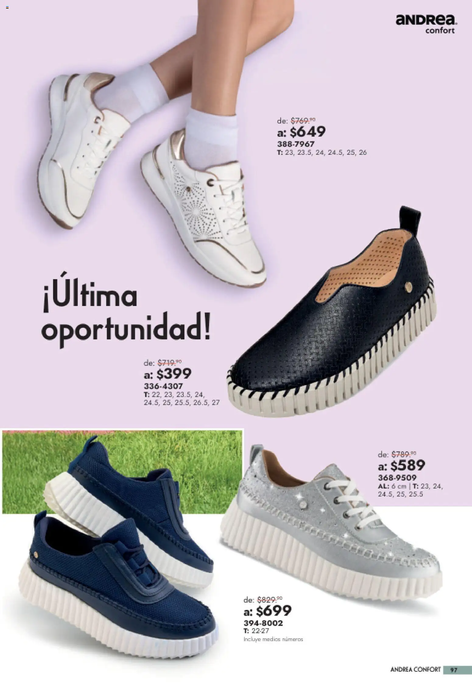 Vista previa las ofertas de la tienda Andrea - Andrea catálogo Outlet desde el 26/07/2026 