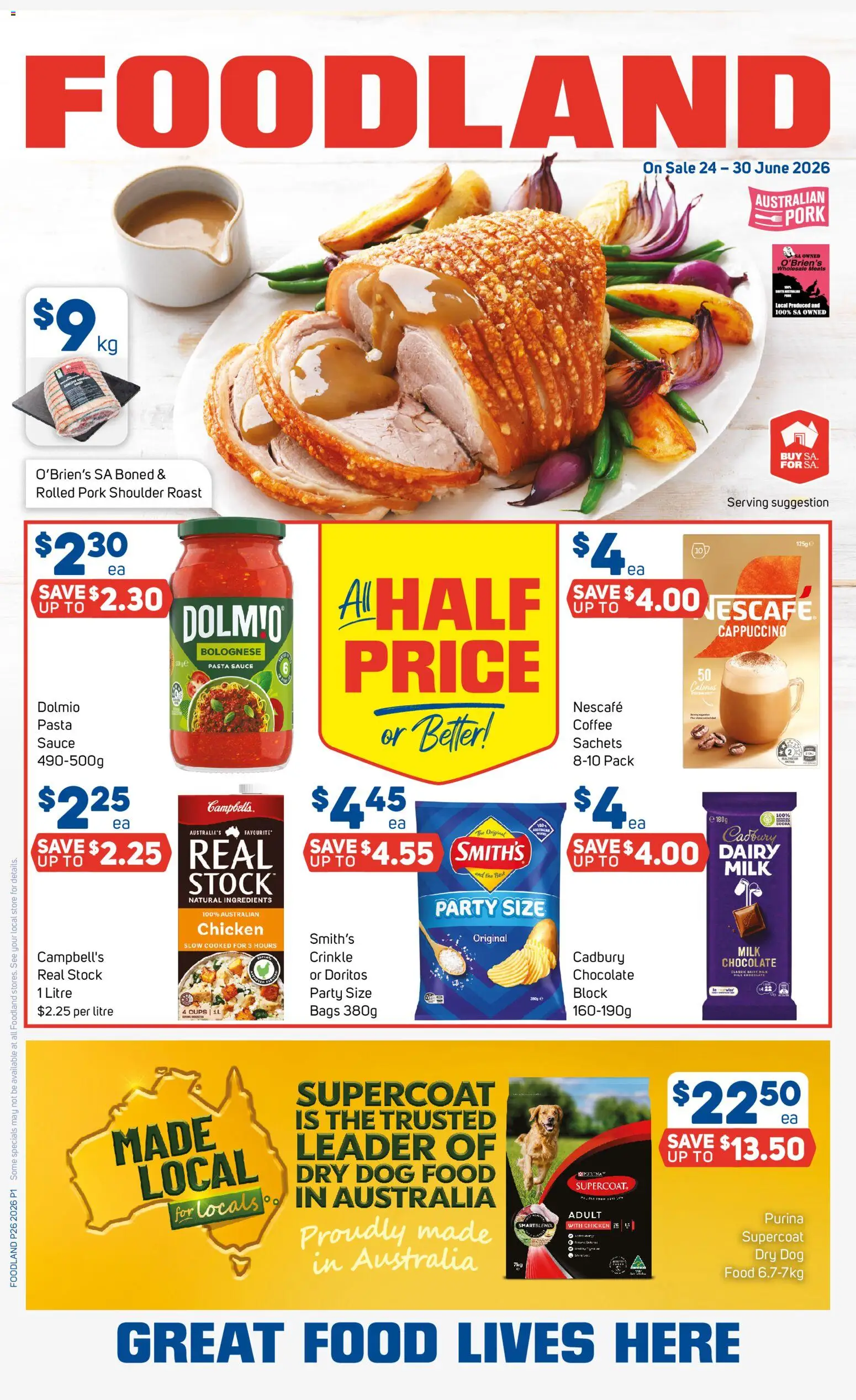 Preview of catalogue Foodland catalogue from shop Foodland valid 24/06/2026