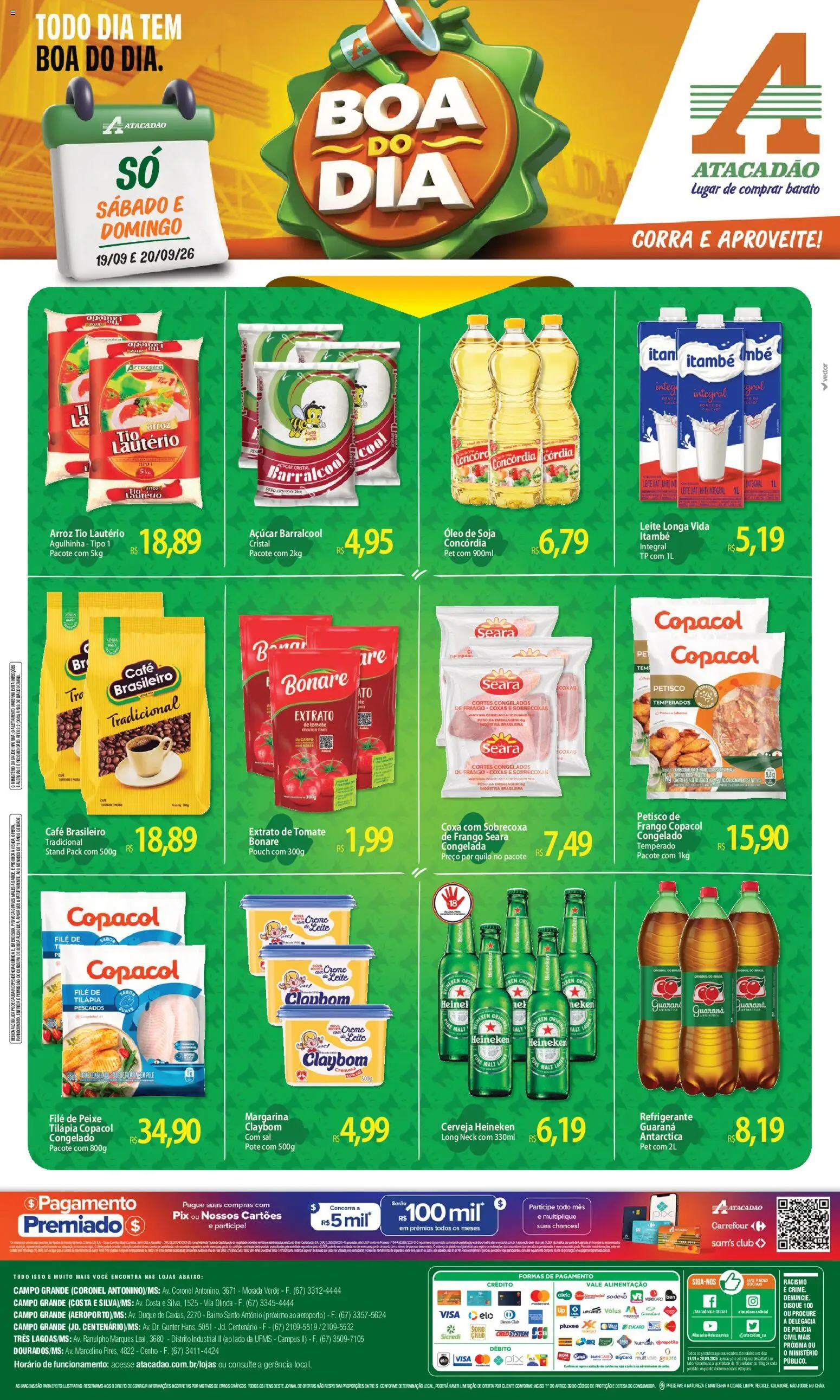 Pré-Visualização do folheto "Atacadão ofertas - MS" da loja Atacadão válido a partir de 19/09/2026