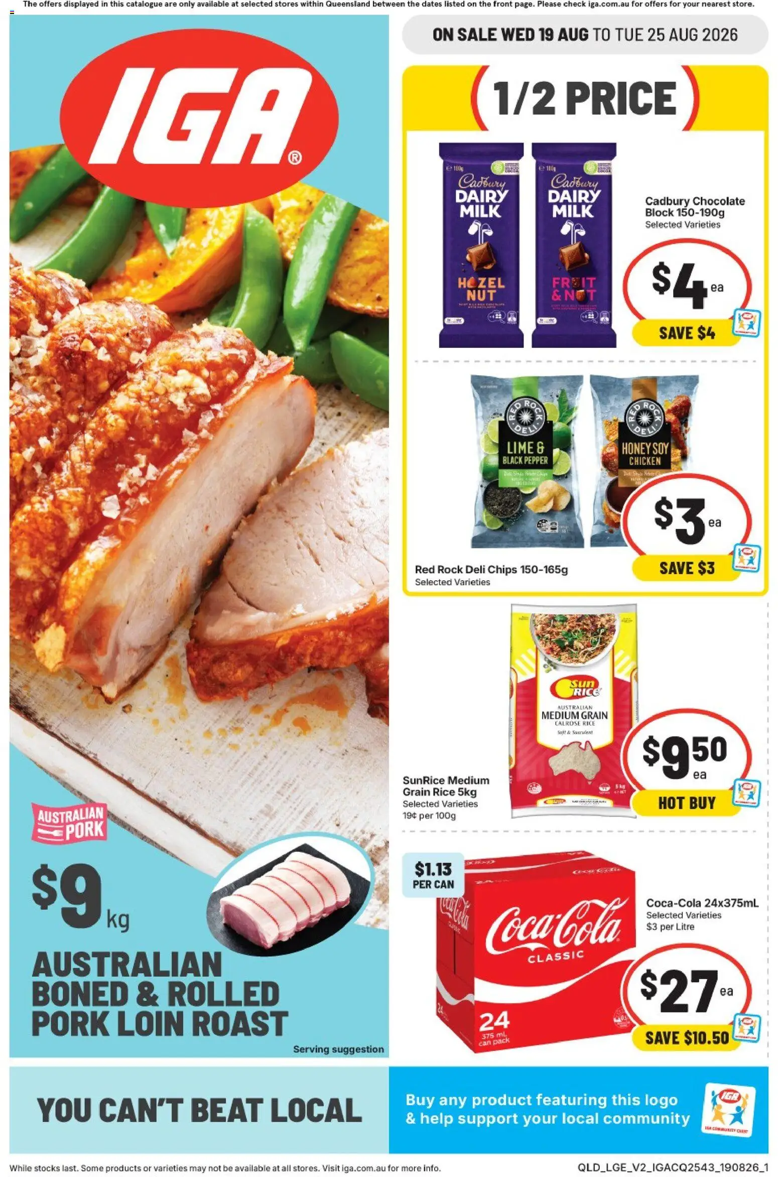 Preview of catalogue IGA catalogue QLD from shop IGA valid 19/08/2026
