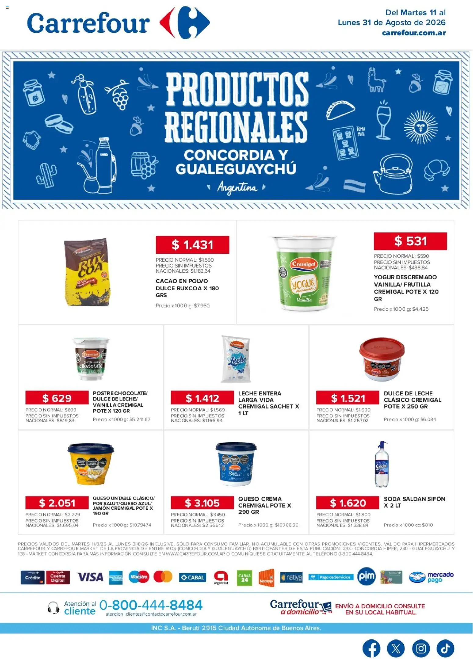 Vista previa del folleto de la tienda Carrefour válido desde el 11/08/2026 