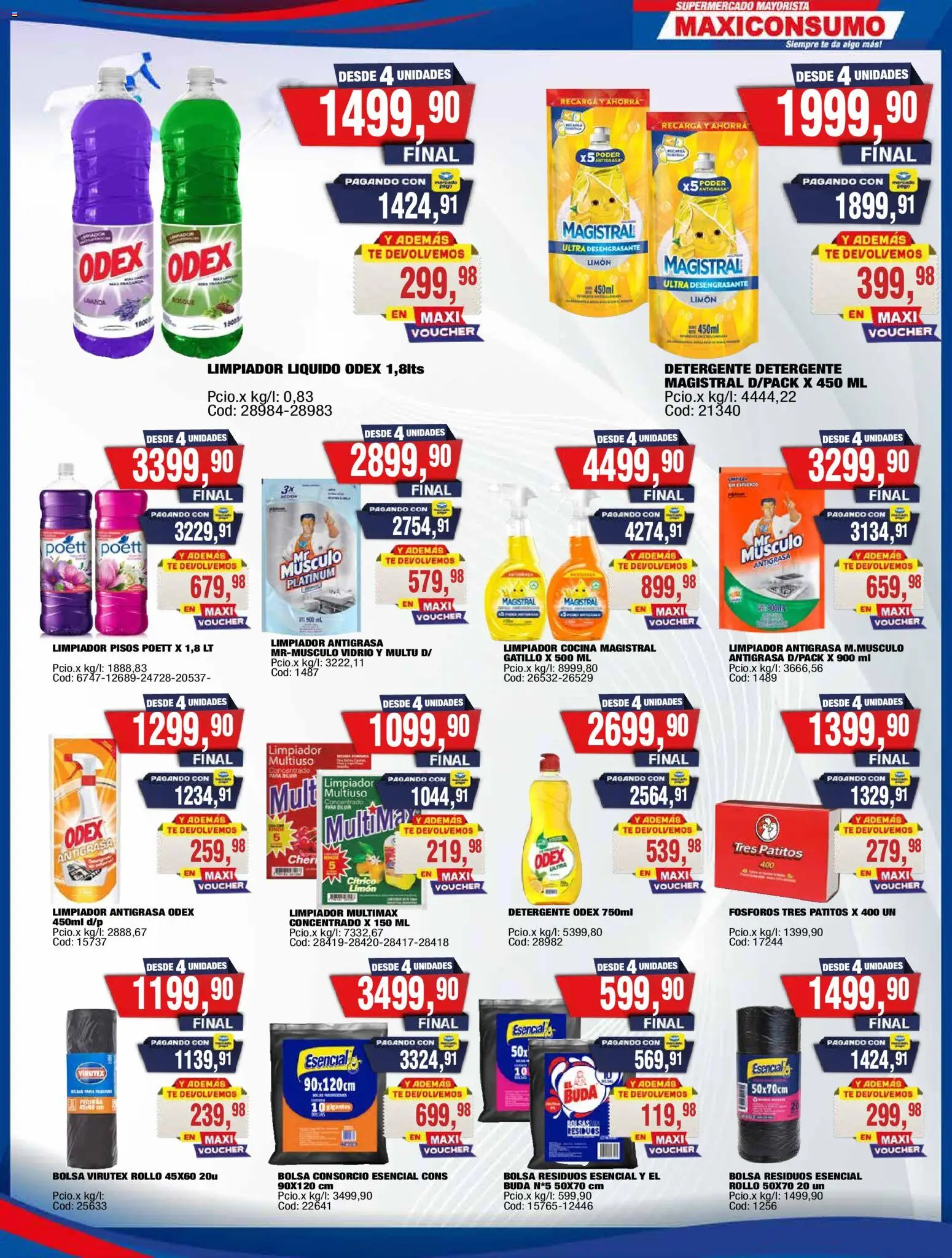 Vista previa del folleto de la tienda Maxiconsumo válido desde el 12/10/2026 