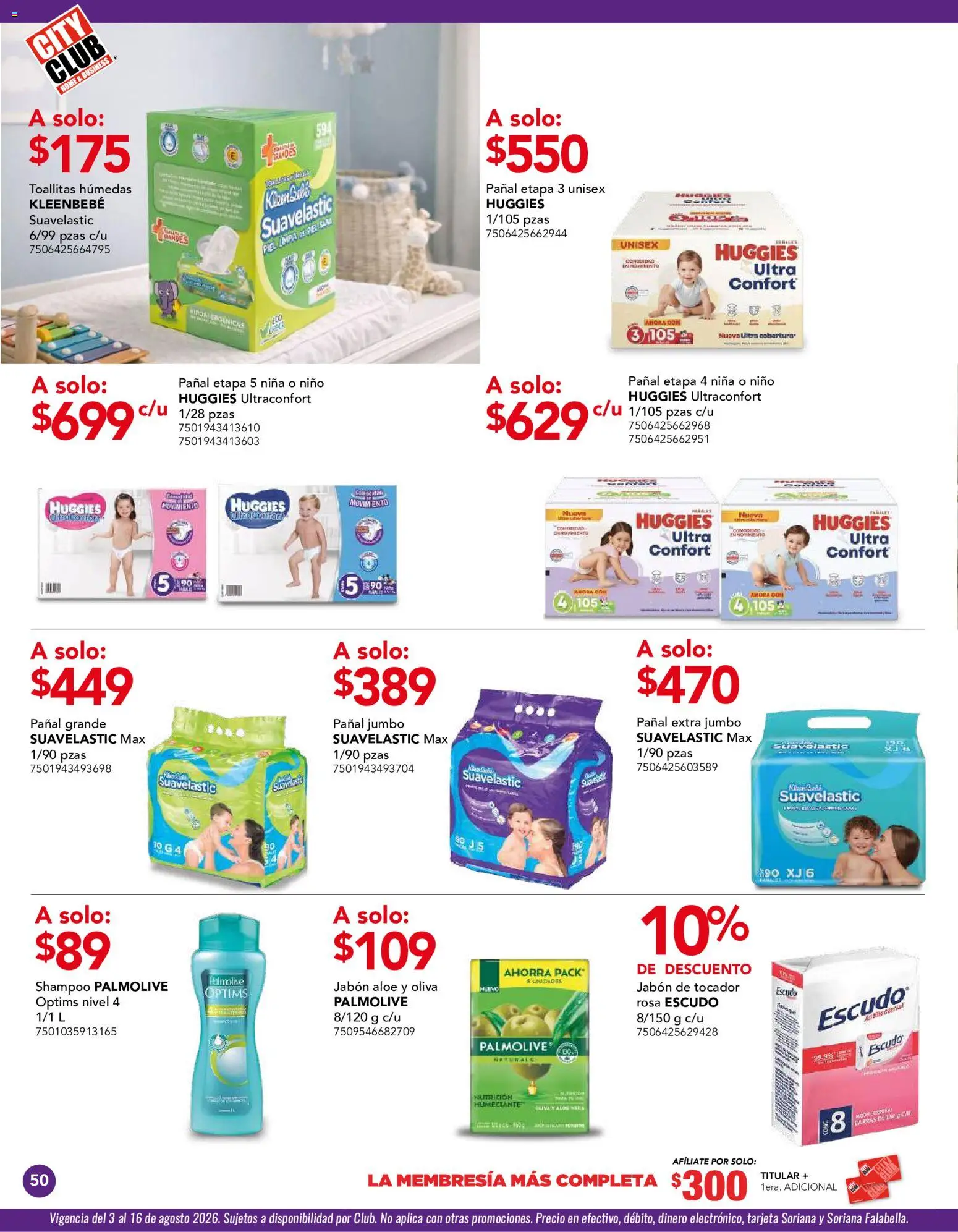 Vista previa las ofertas de la tienda City Club - City Club catálogo desde el 03/08/2026 