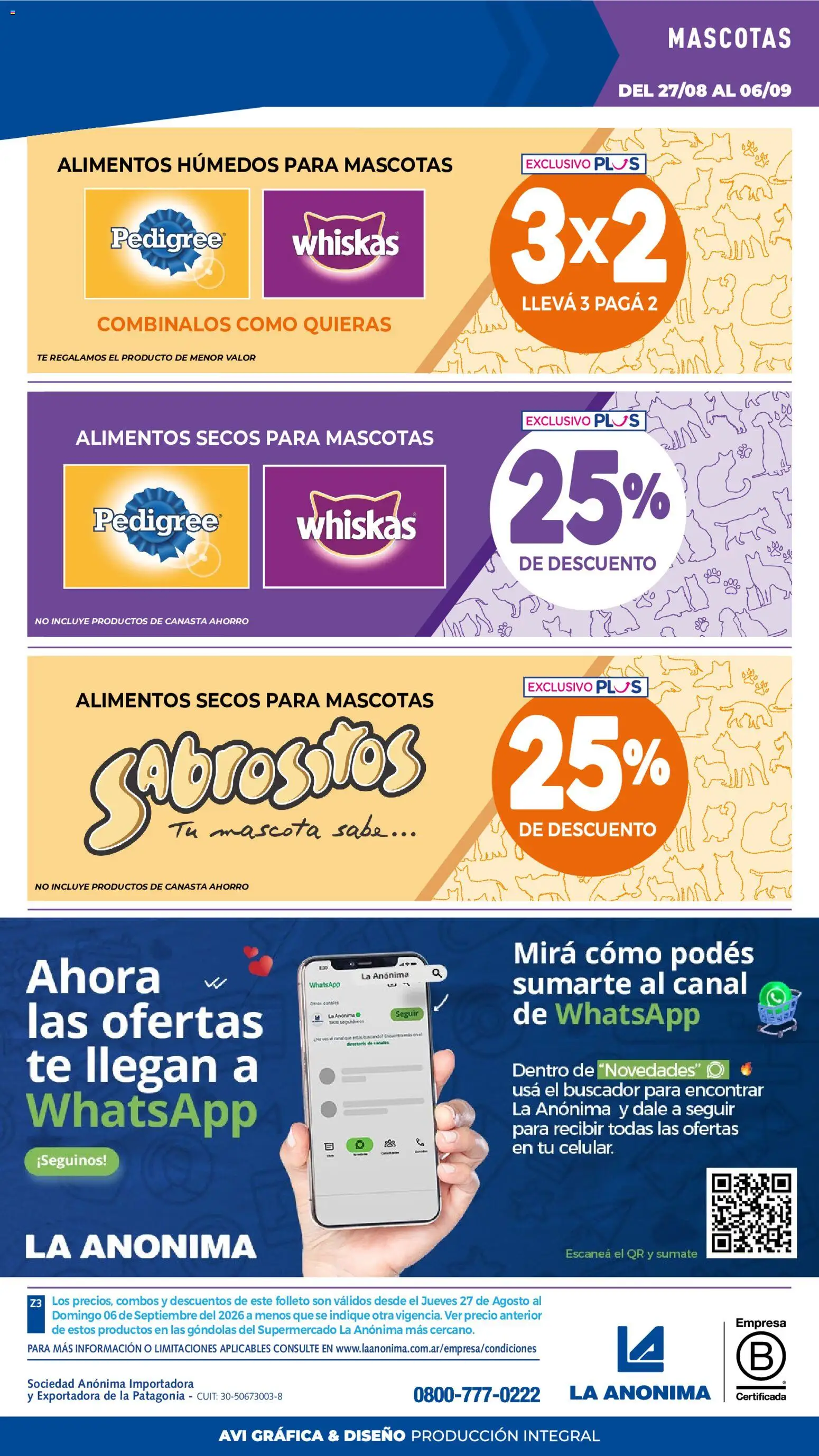 Vista previa del folleto de la tienda La Anonima válido desde el 27/08/2026 