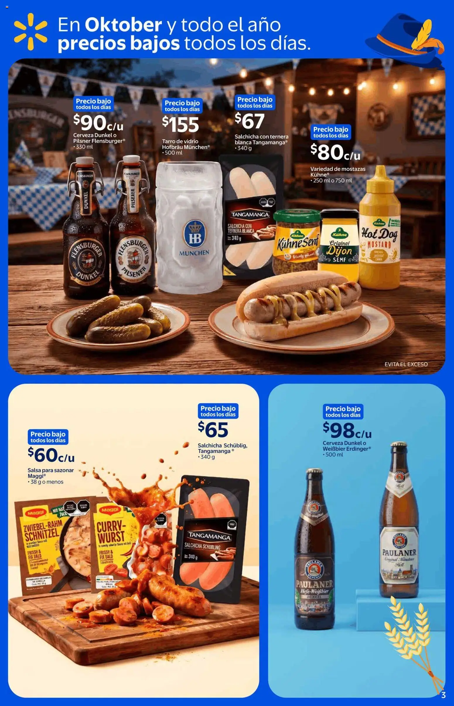 Vista previa las ofertas de la tienda Walmart Express - Walmart Express folleto El poder de la tradición alemana en tu mesa desde el 18/09/2026 - Cerveza, Salchicha