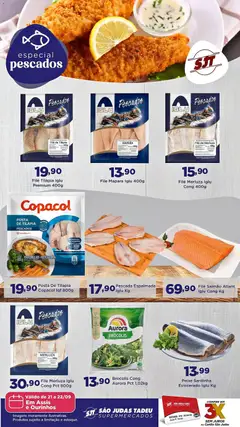 Pré-Visualização do folheto "São Judas Tadeu ofertas Especial Pescados" da loja São Judas Tadeu válido a partir de 21/09/2026