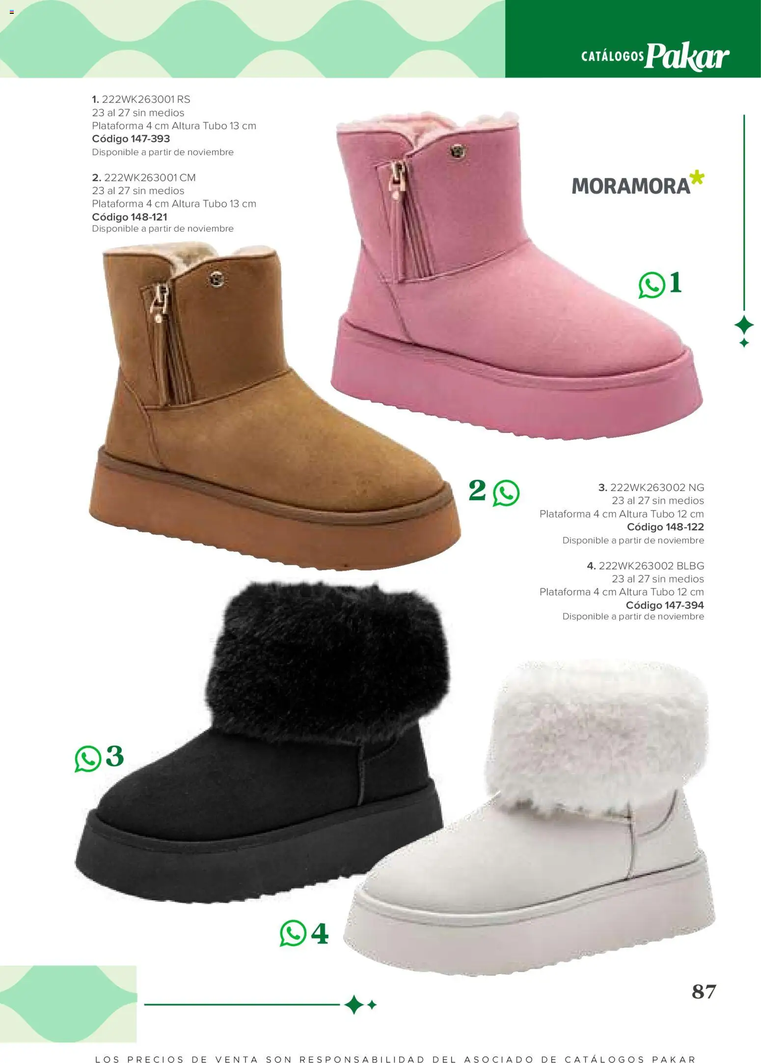 Vista previa las ofertas de la tienda SC Pakar - SC Pakar catálogo Bota desde el 31/07/2026 