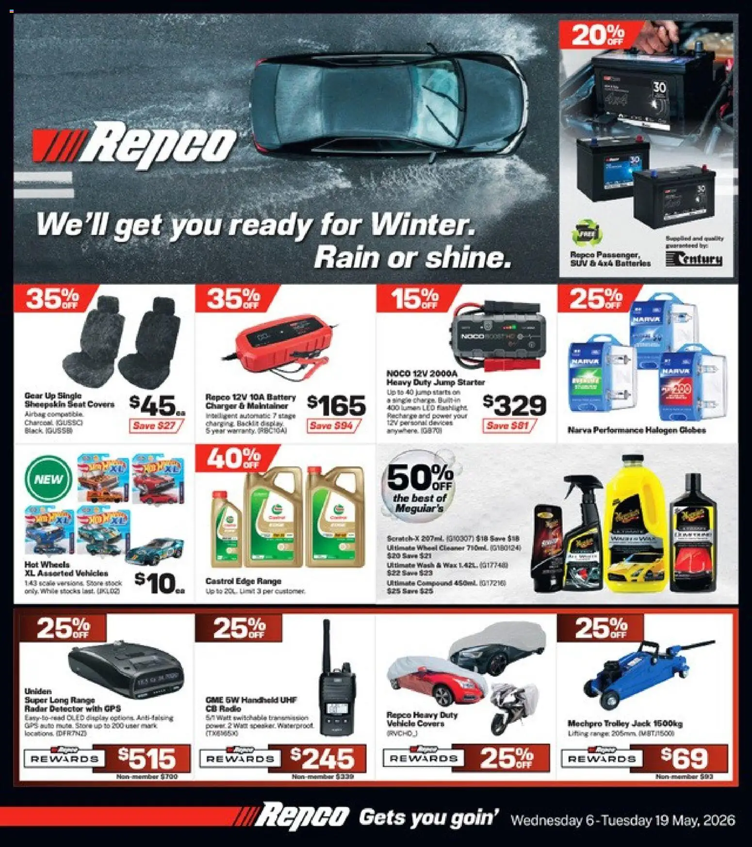 Preview of catalogue Repco catalogue from shop Repco valid 6 May 2026