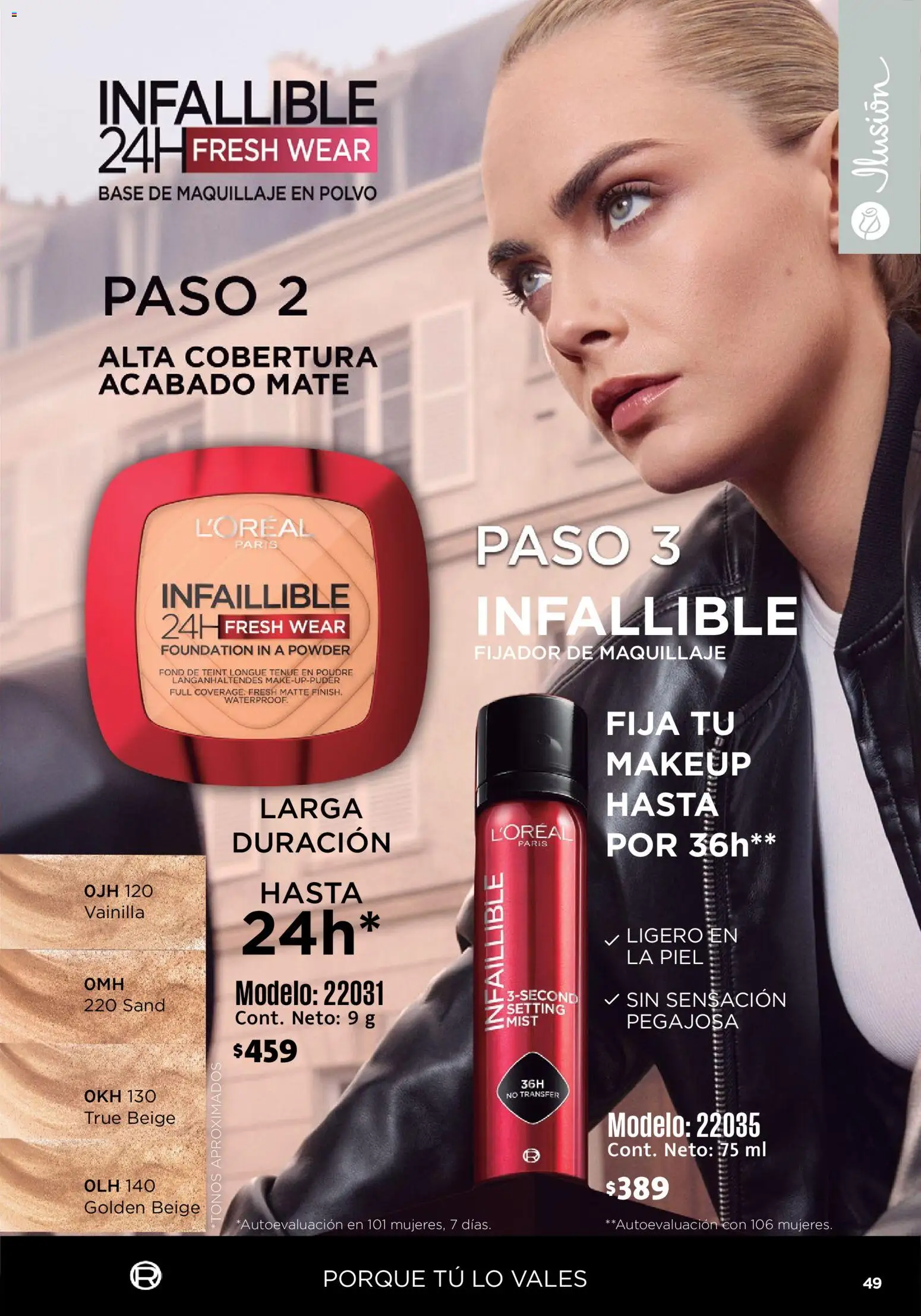 Vista previa las ofertas de la tienda Ilusión - Ilusión catálogo Marcas Amigas desde el 01/09/2026 - Maquillaje, Vainilla, Mate, Base de maquillaje, Polvo, Fijador