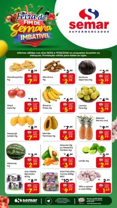 Pré-Visualização do folheto "Semar Supermercado ofertas Feira" da loja Semar Supermercado válido a partir de 16/05/2026