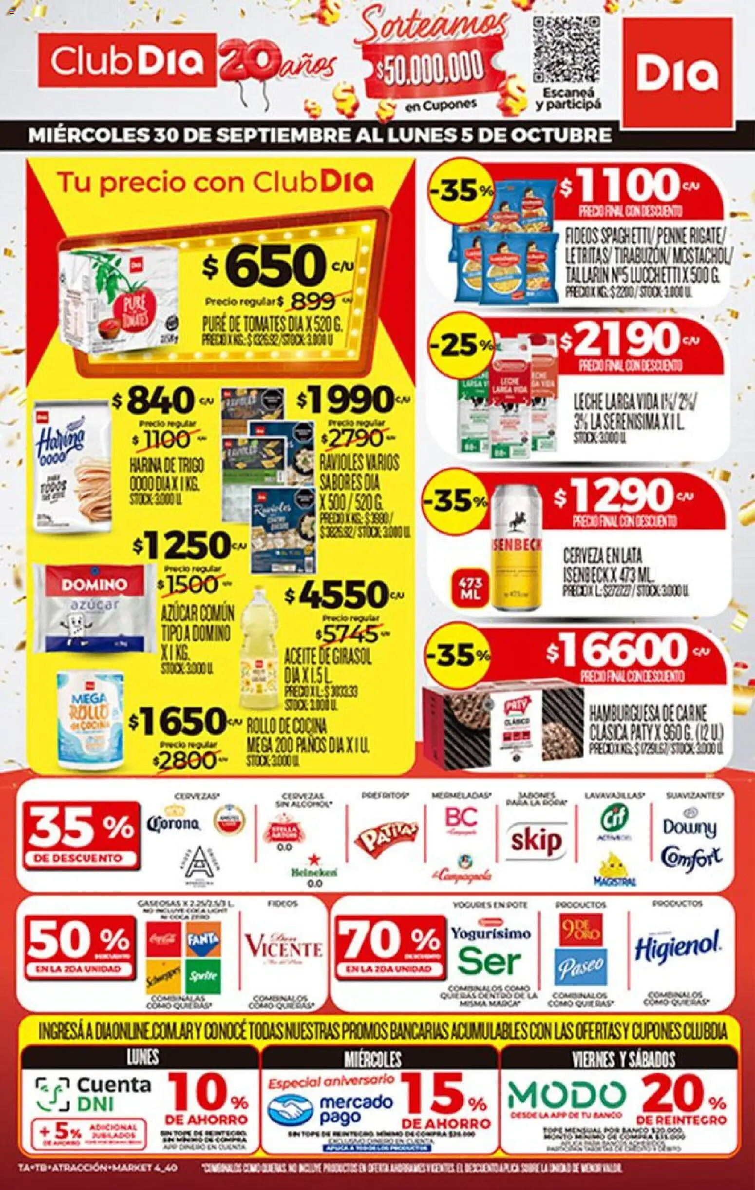 Vista previa del folleto de la tienda Dia válido desde el 30/09/2026 