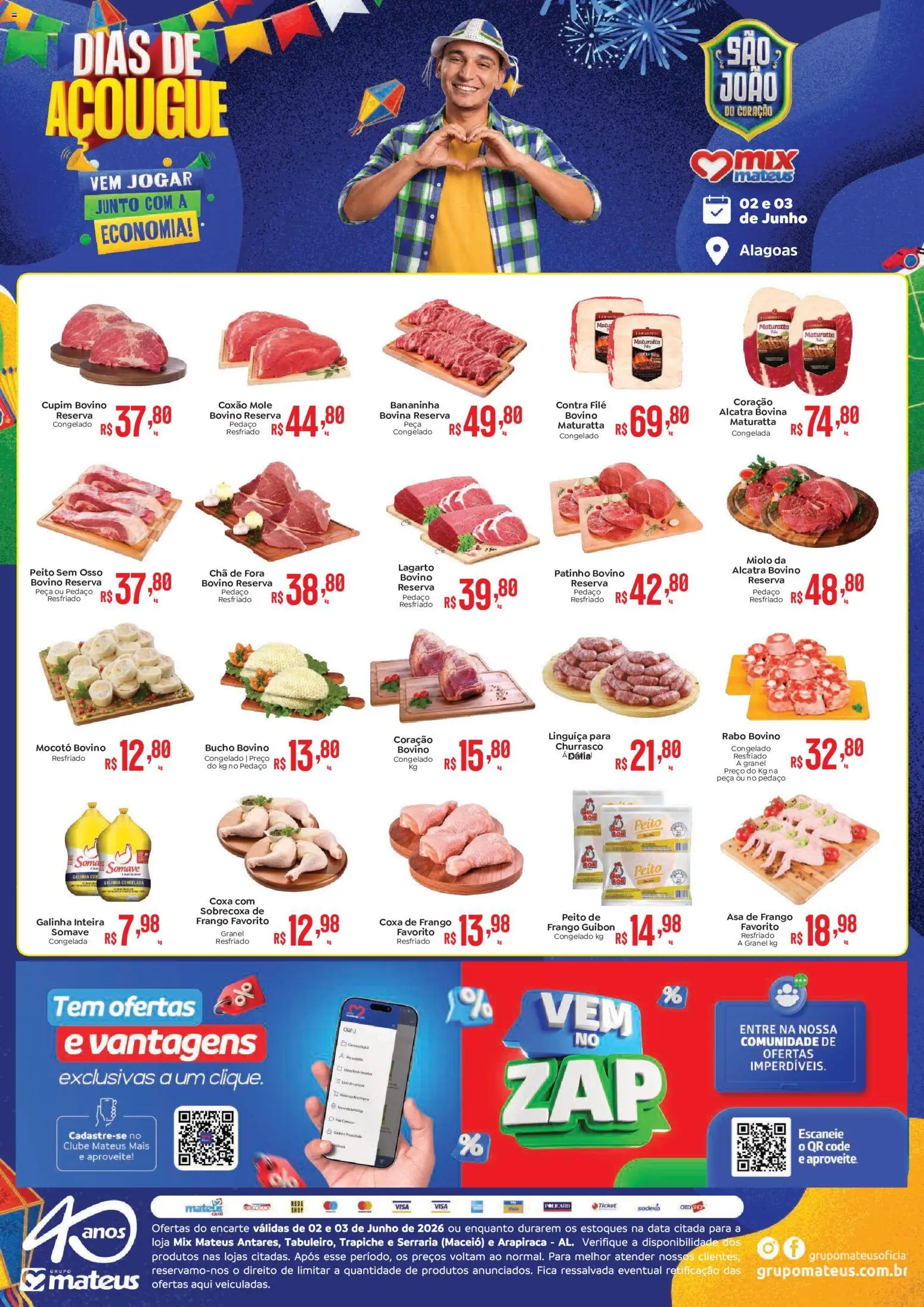 Pré-Visualização do folheto "Mateus ofertas Açougue" da loja Mateus válido a partir de 02/06/2026