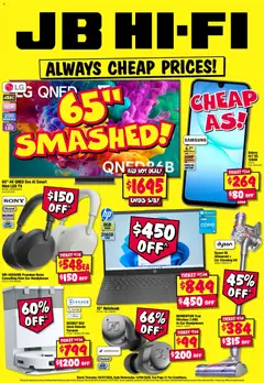 Preview of catalogue JB Hi-Fi Always Cheap Prices from shop JB Hi-Fi valid 30/07/2026