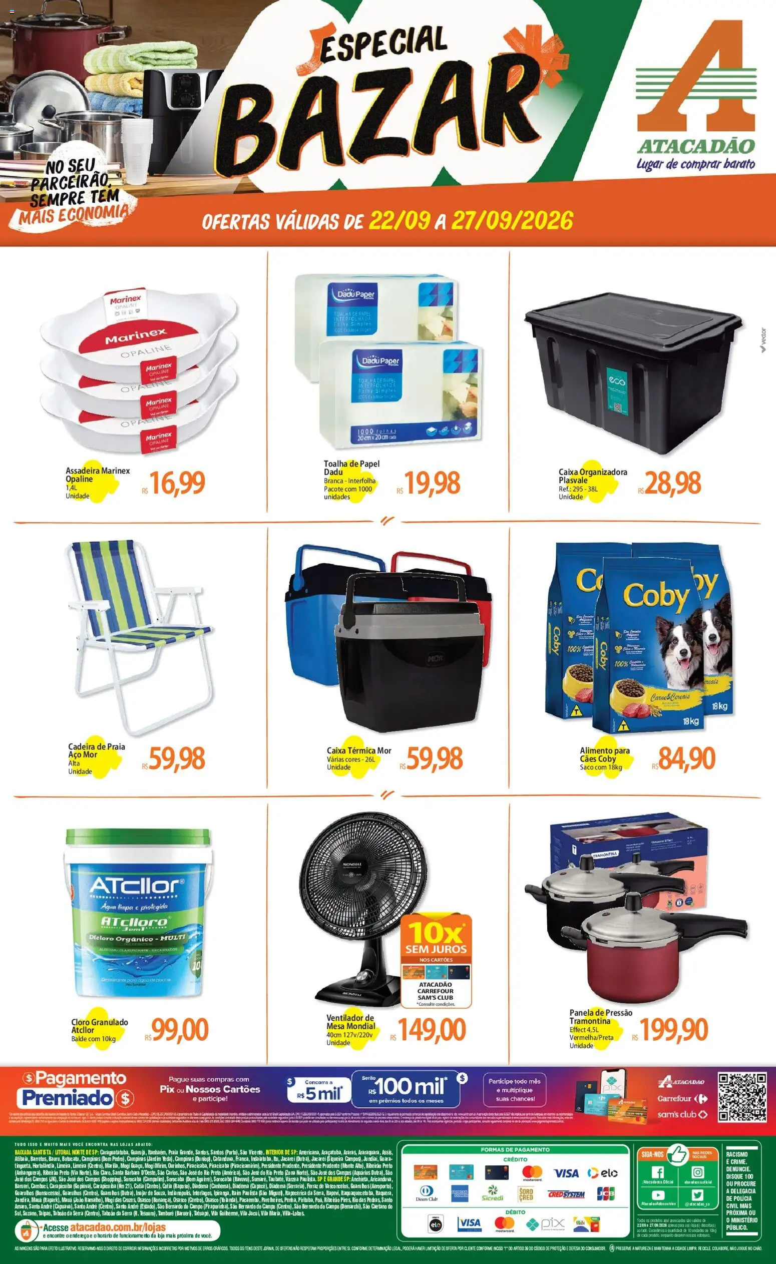 Pré-Visualização do folheto "Atacadão ofertas - SP" da loja Atacadão válido a partir de 22/09/2026