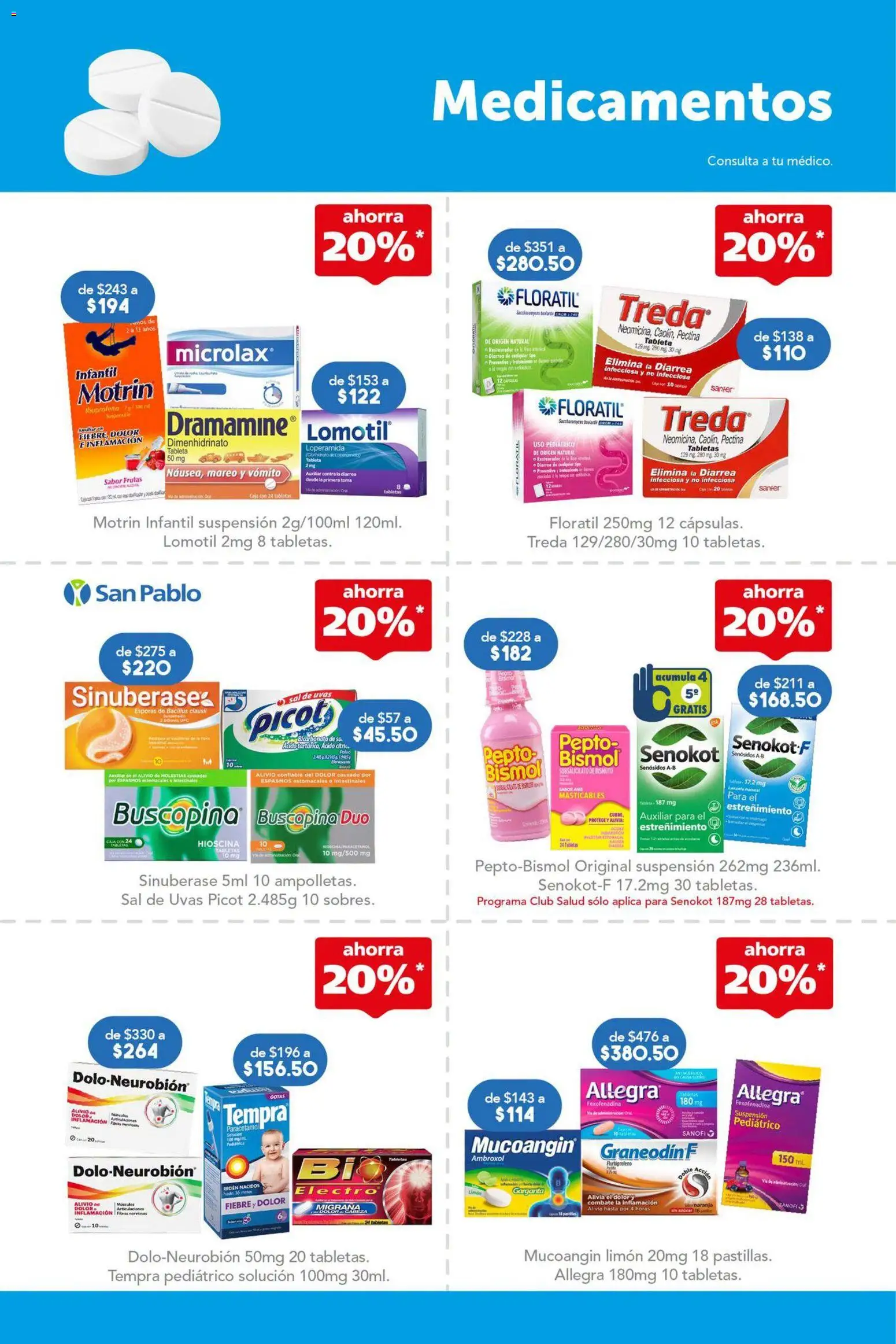 Vista previa las ofertas de la tienda Farmacia San Pablo - Farmacia San Pablo catálogo desde el 13/09/2026 