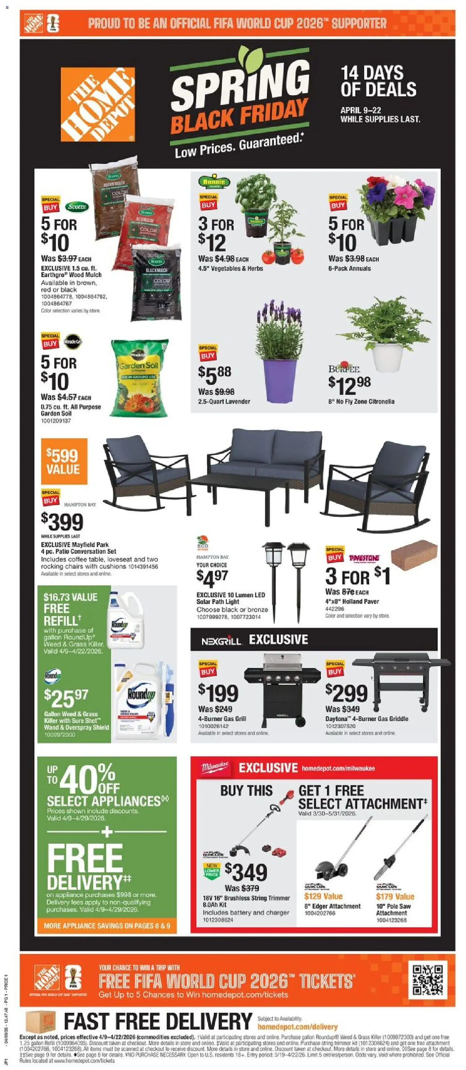 Ad Preview of Home Depot Home Depot Black Friday from 04/09/2026