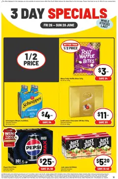 Preview of catalogue IGA -3 Day Specials - NSW from shop IGA valid 26/06/2026