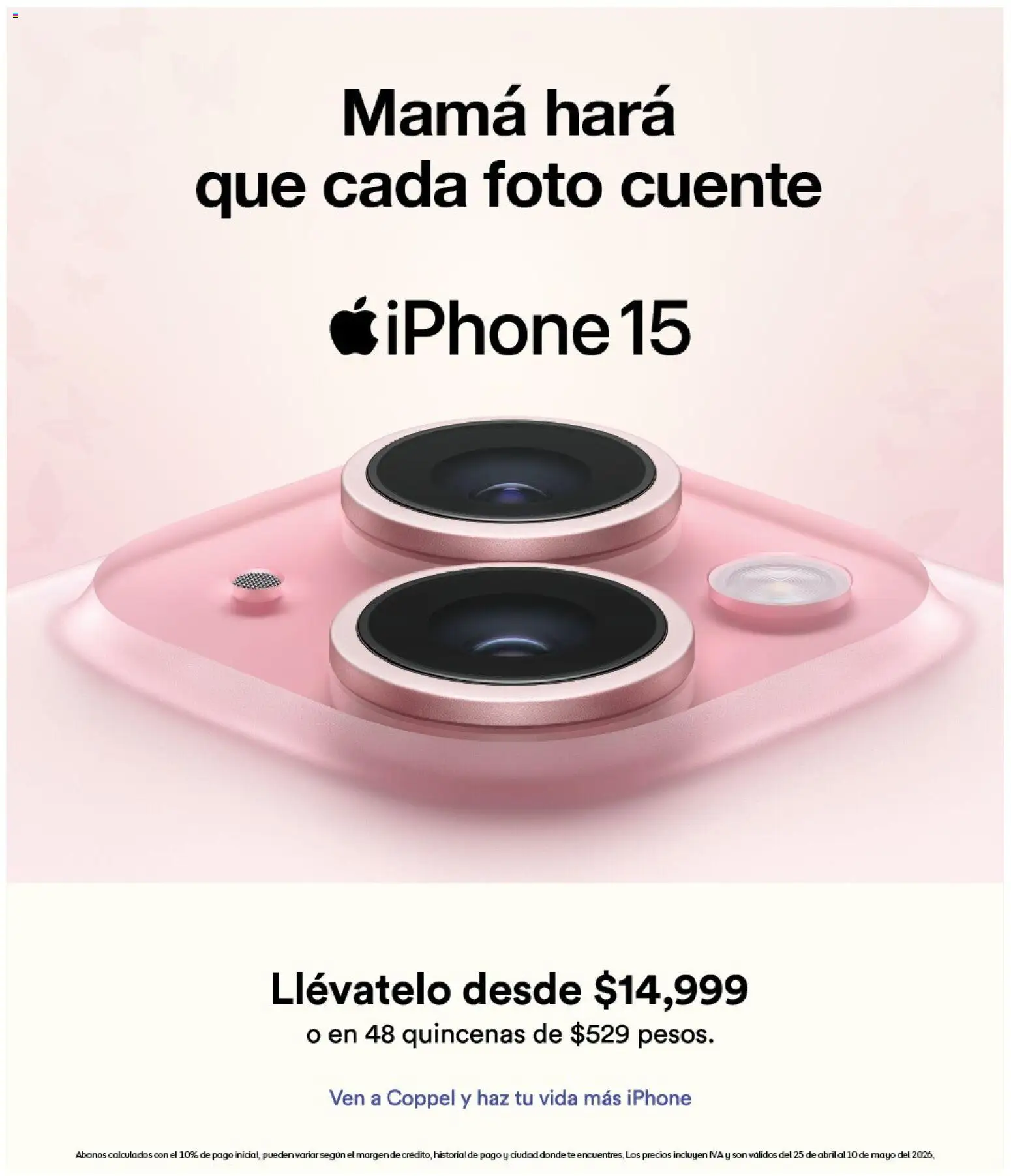 Vista previa las ofertas de la tienda Coppel - Coppel catálogo Claro que la vas a querer desde el 25/04/2026 - Té